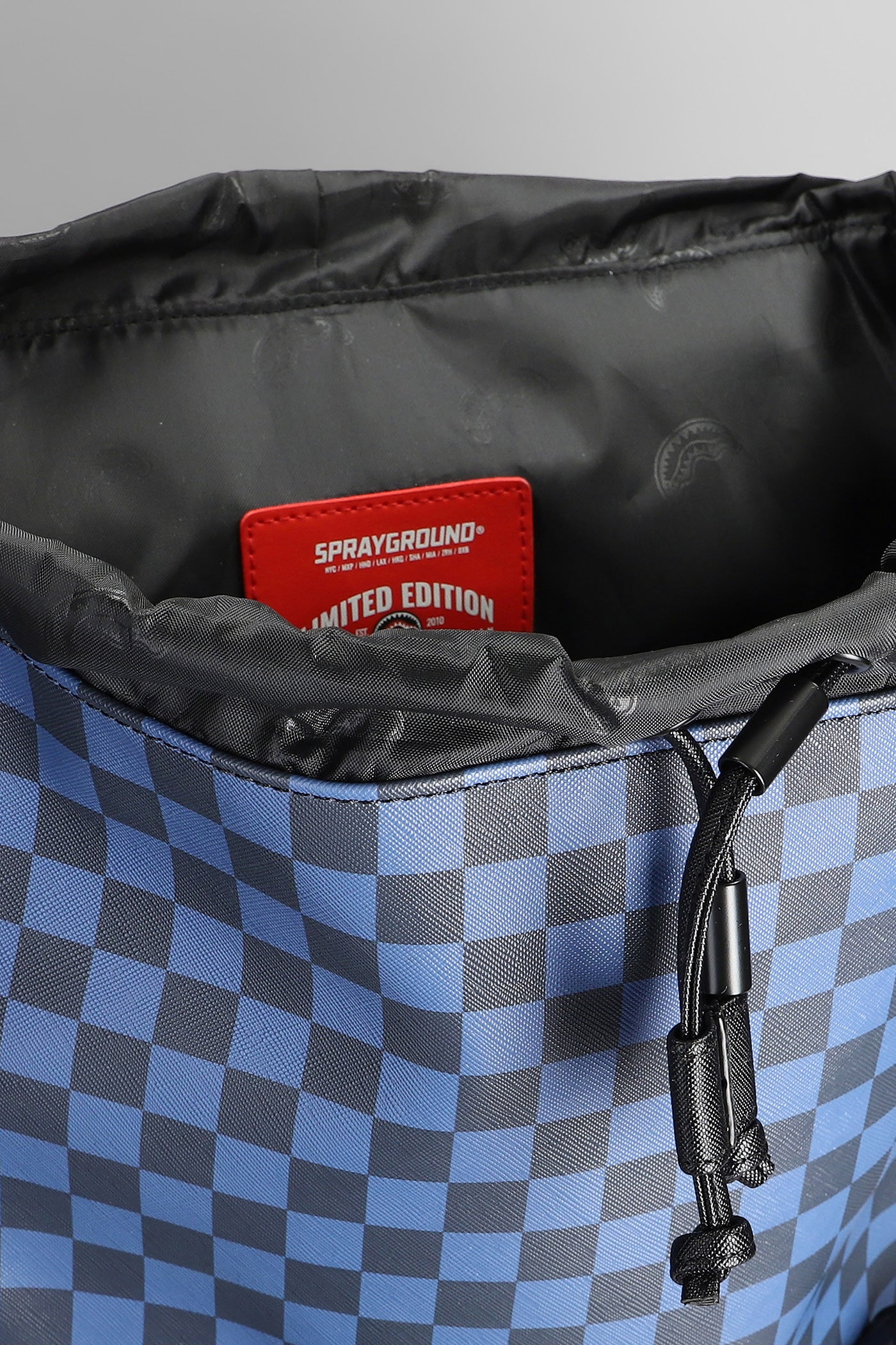Backpack in blue PVC - Image 4