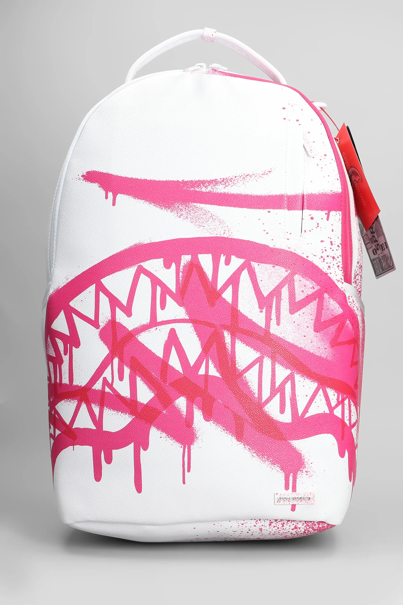 Backpack in white PVC