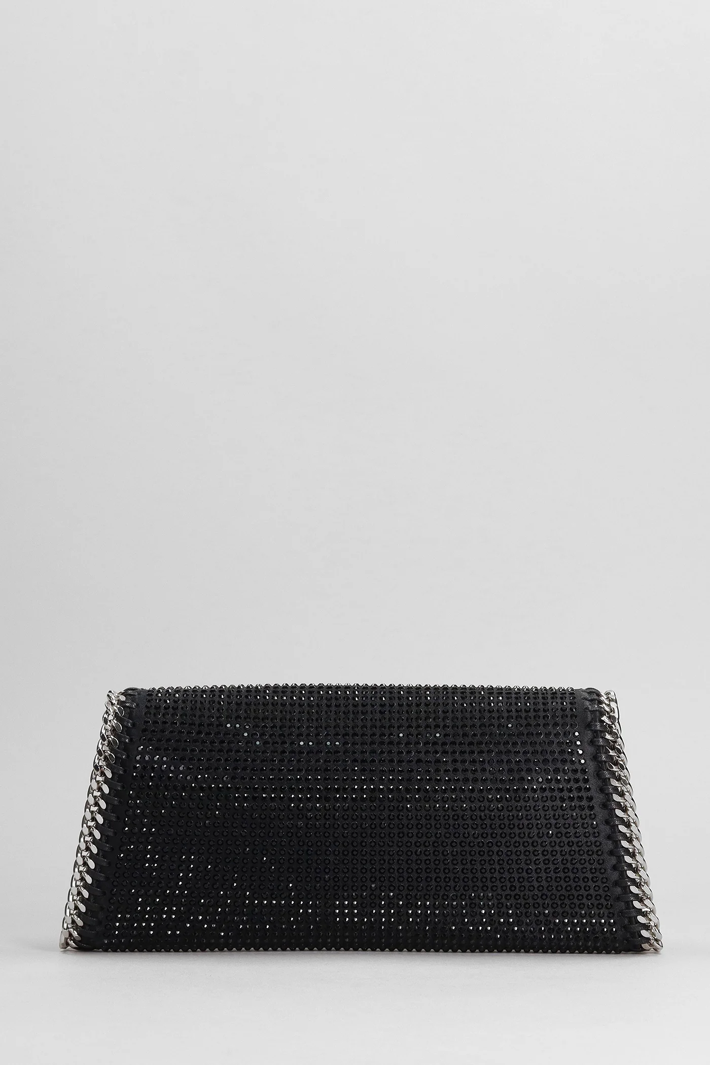Clutch in black polyester - Image 3