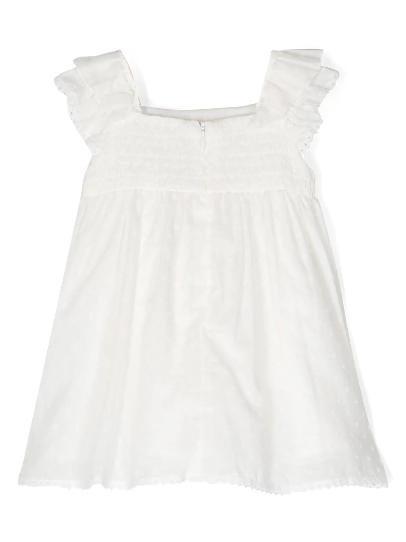 Dress woman  in white cotton - Image 2