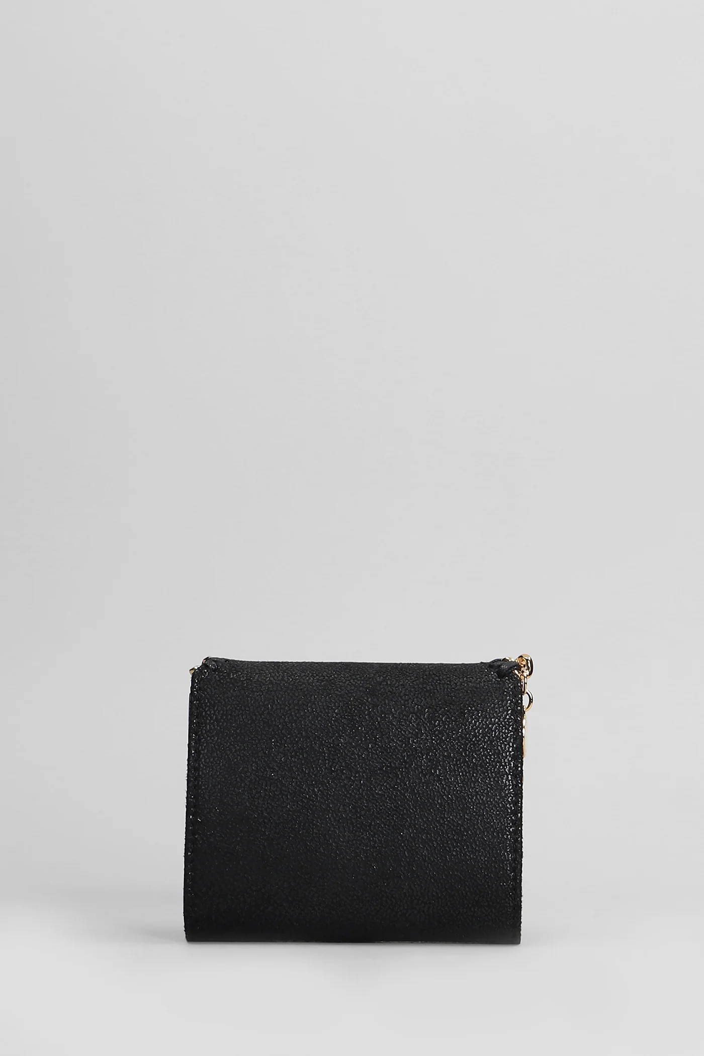 Small flap Wallet in black polyester - Image 3
