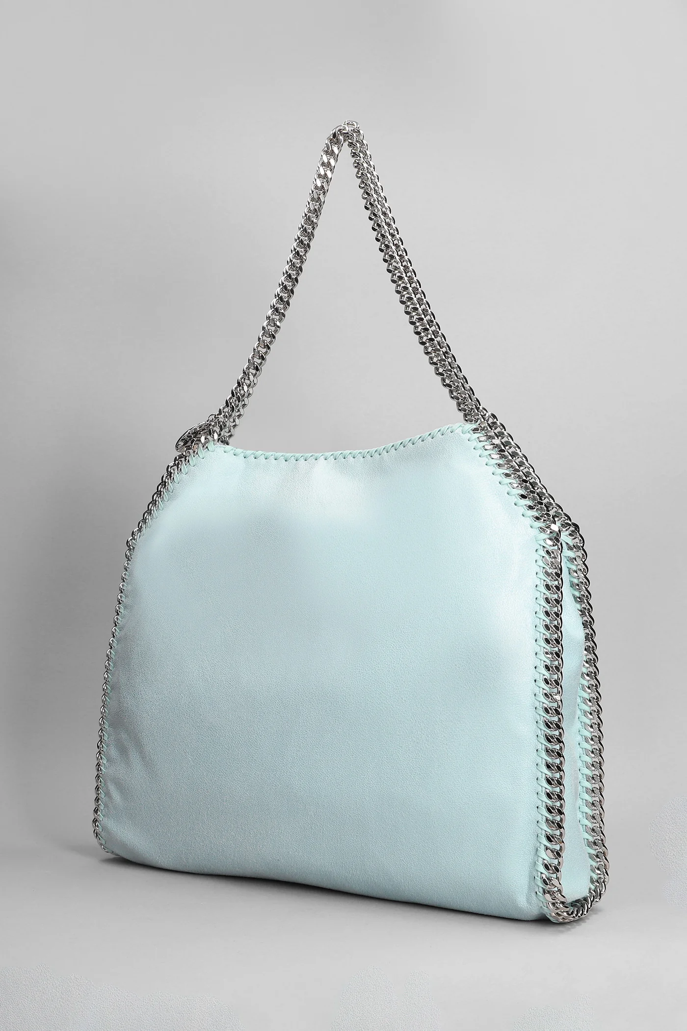 Tote in cyan polyester - Image 2
