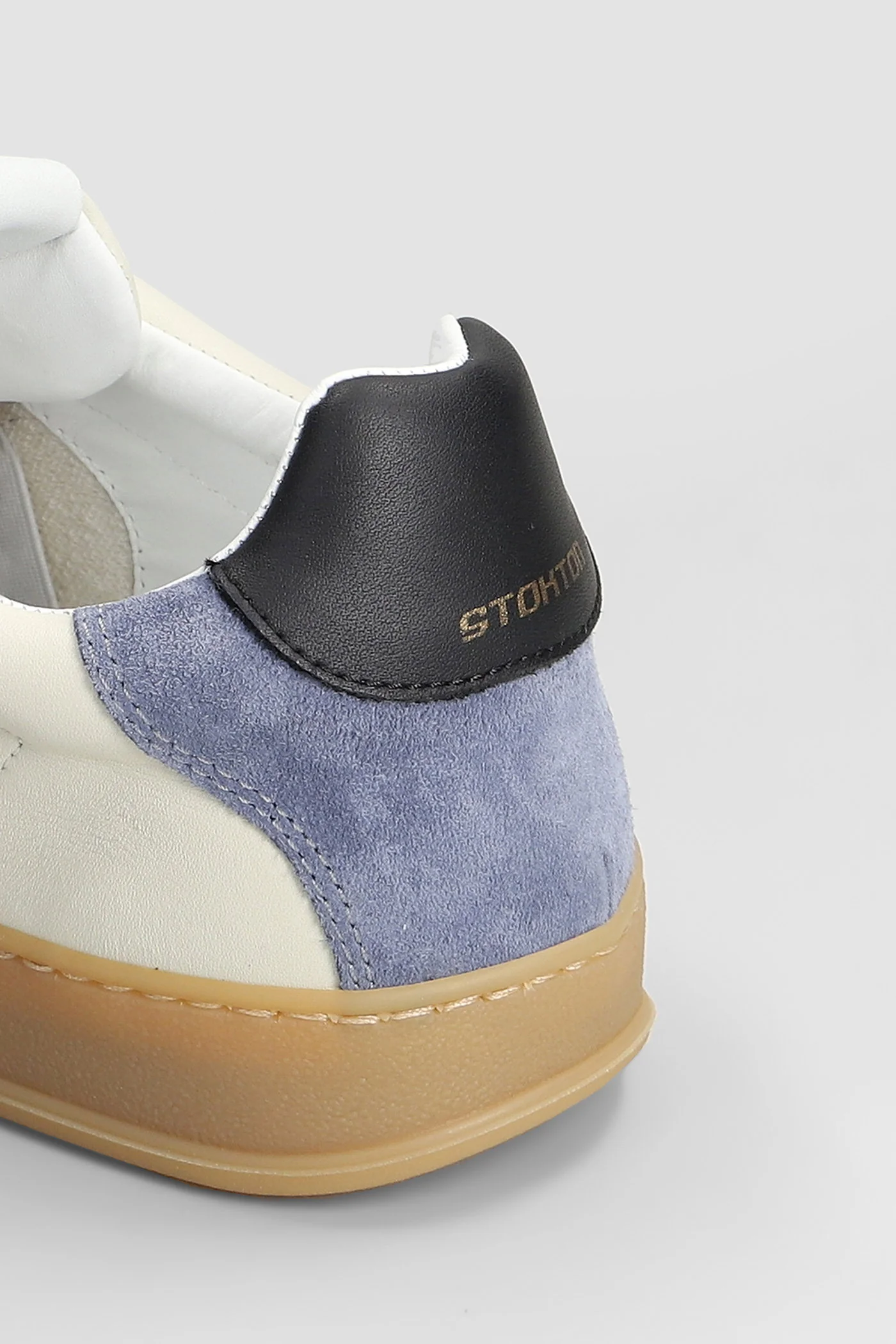 Zapper Sneakers in beige leather - Image 5