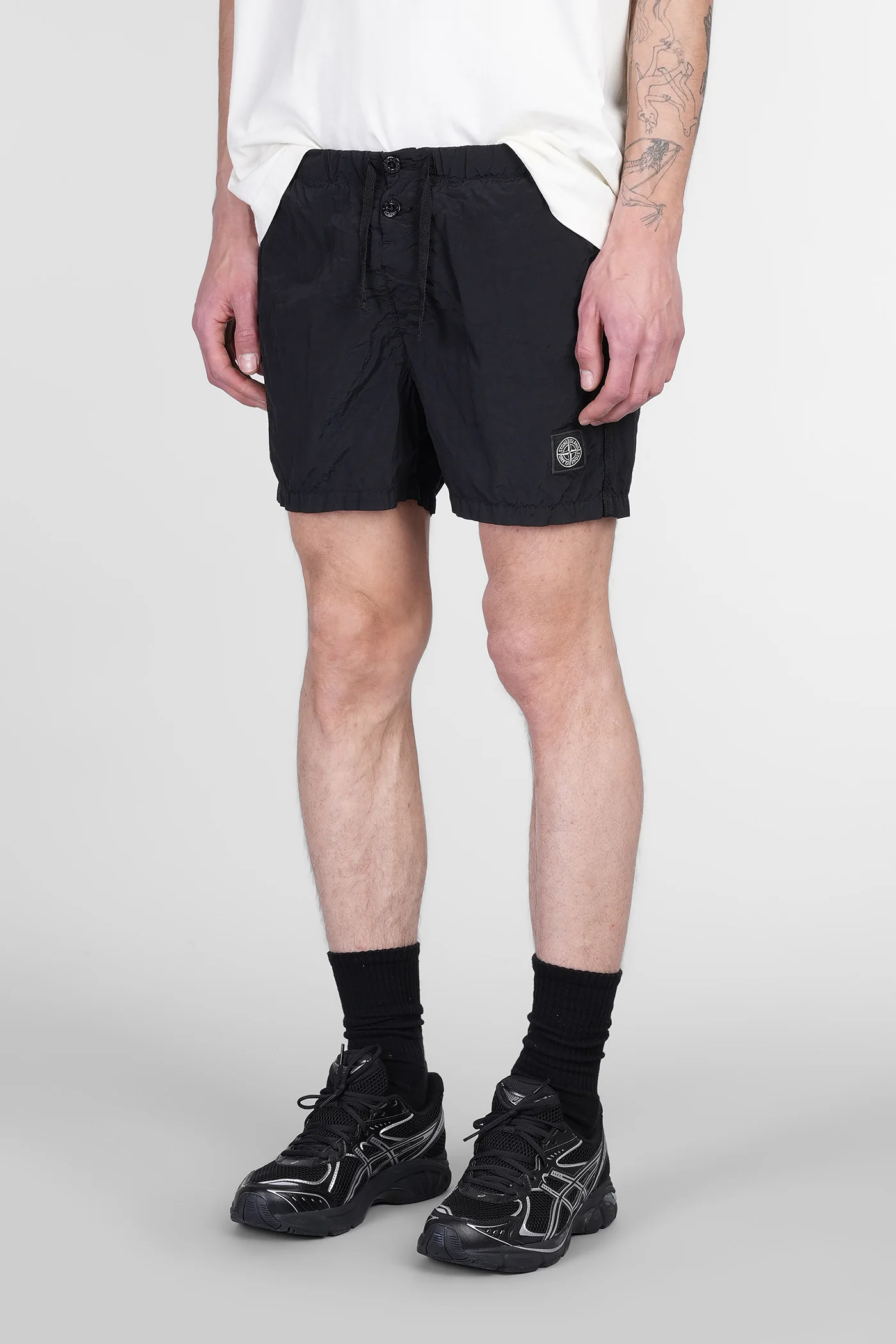 Beachwear in black polyamide - Image 4