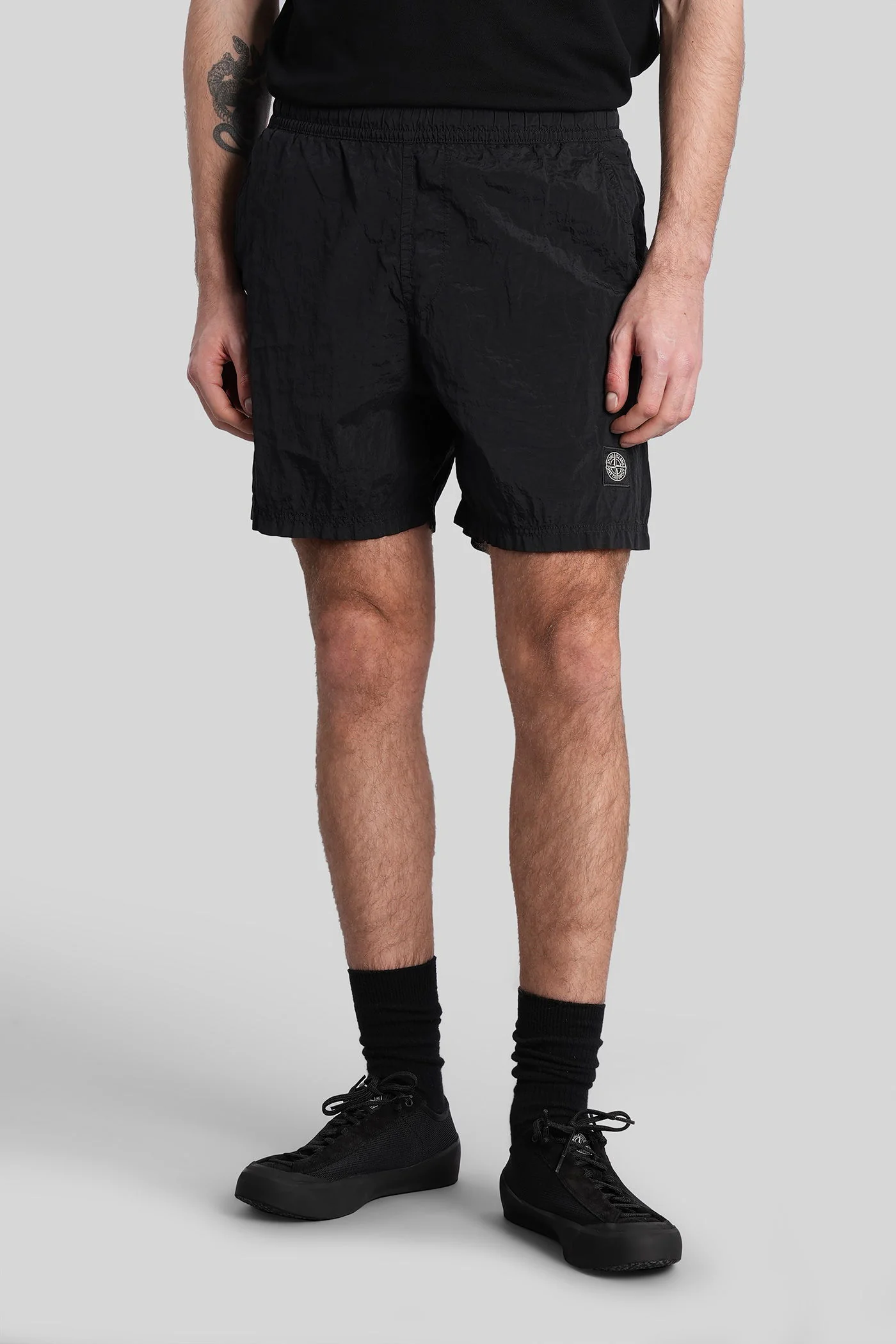 Beachwear in black polyamide