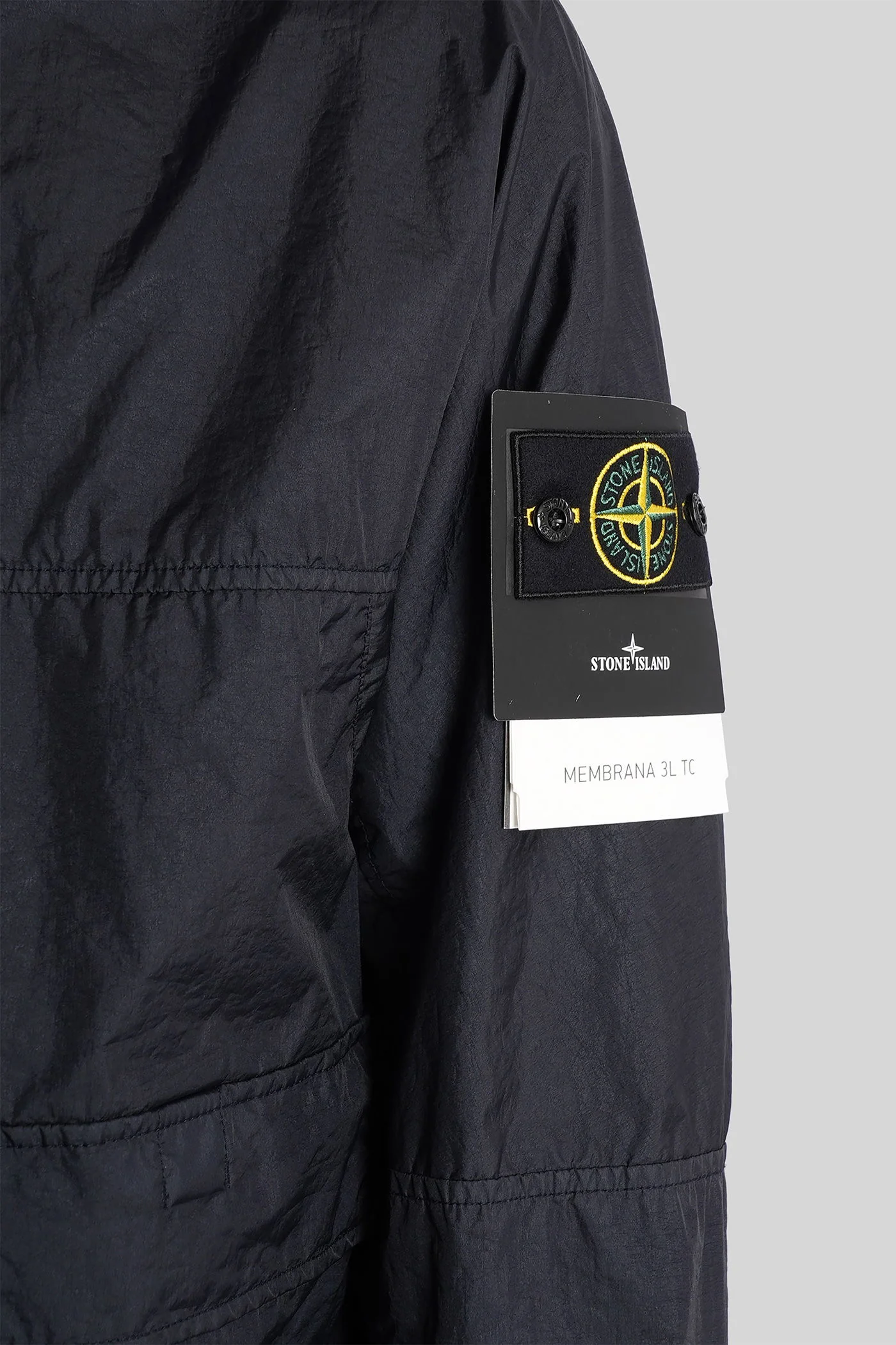 Casual jacket in blue polyamide - Image 5