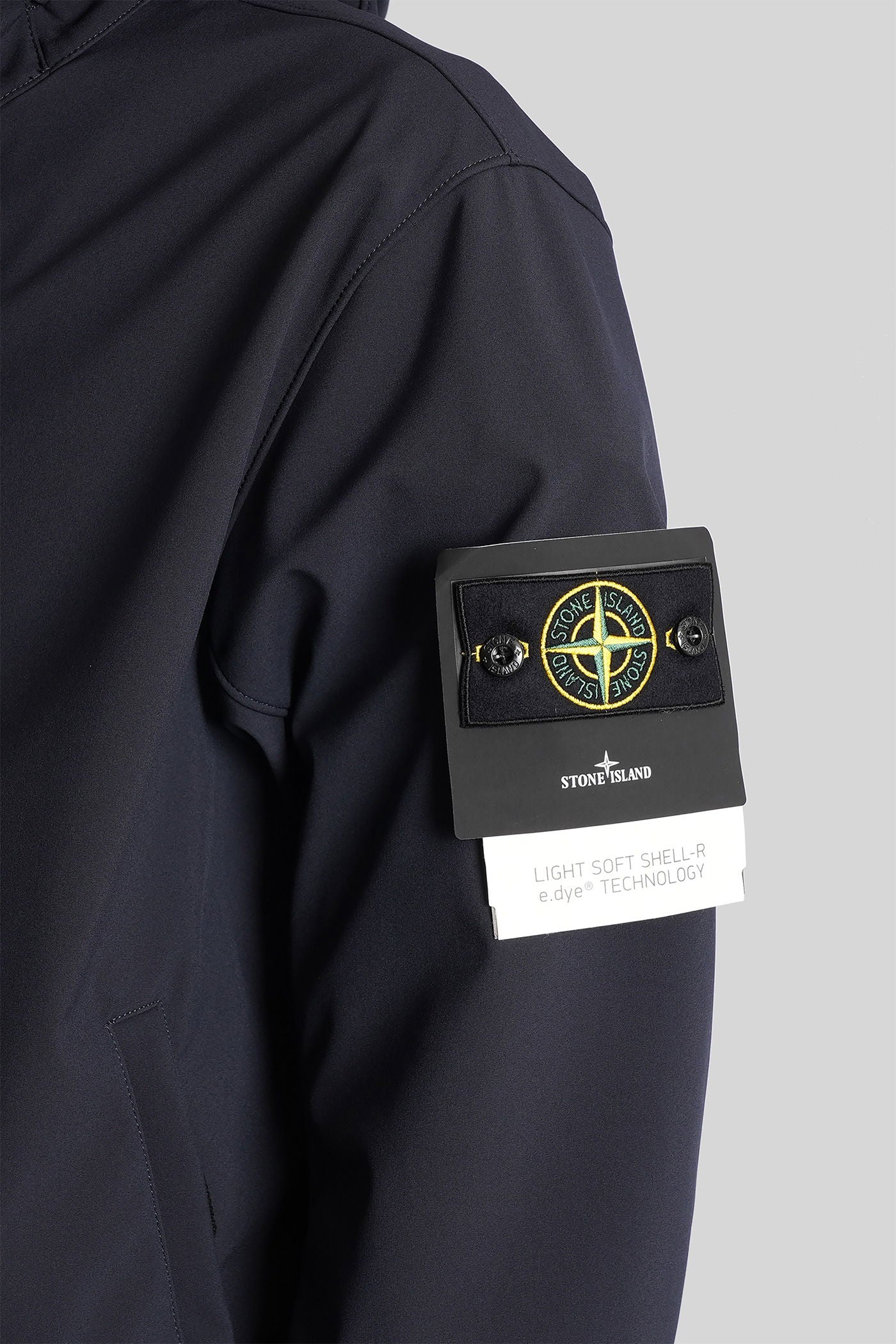 Casual jacket in blue polyester - Image 5
