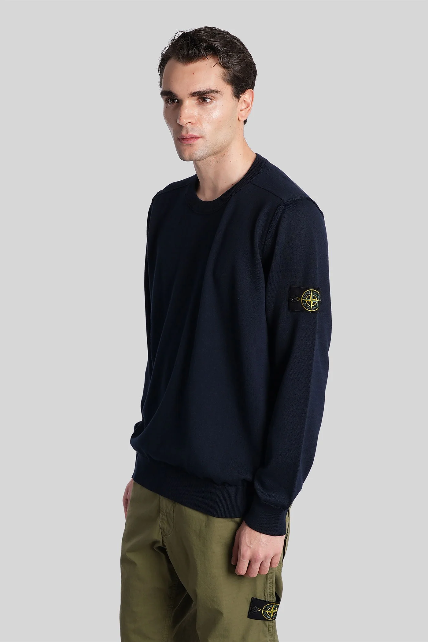Knitwear in blue cotton - Image 4