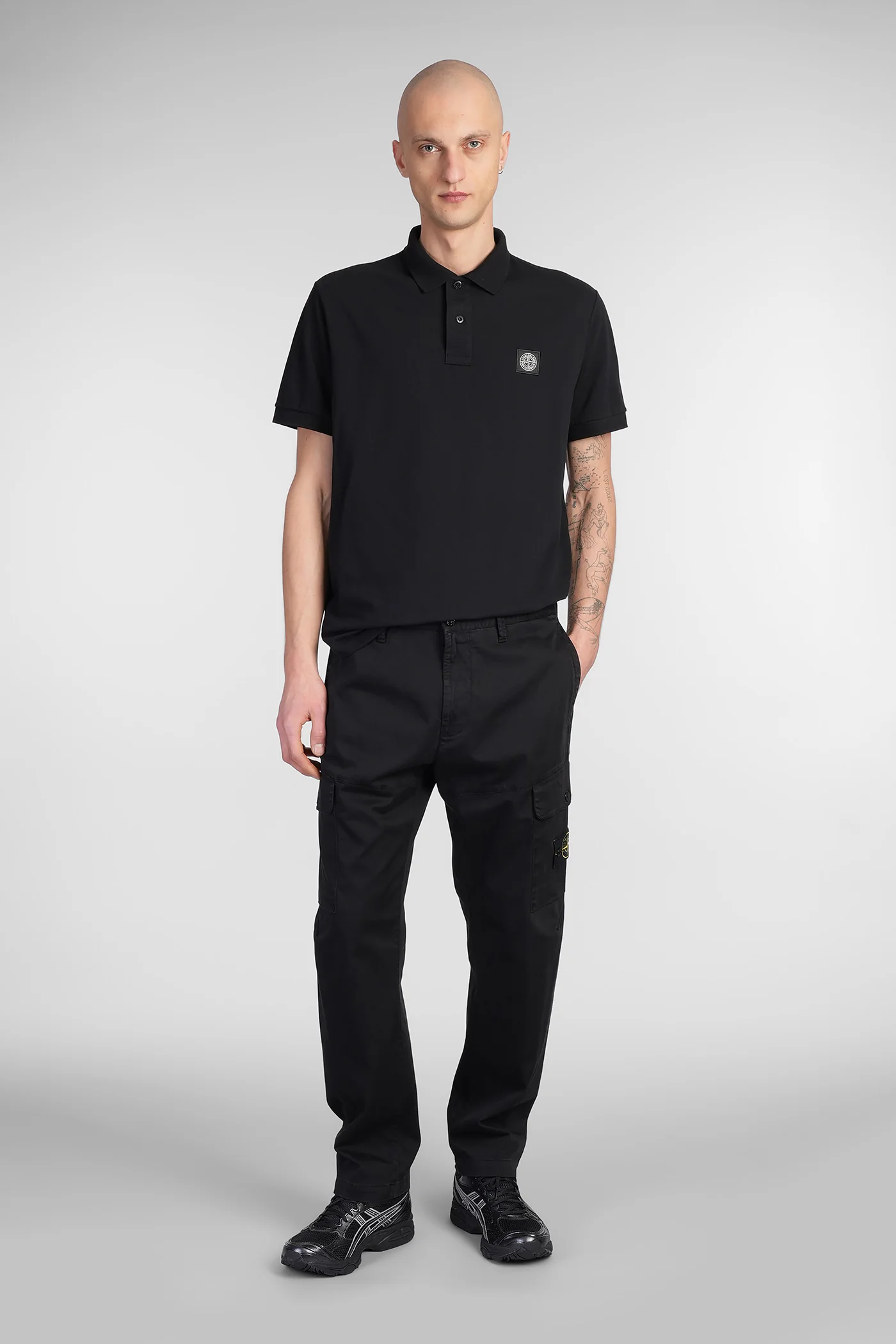 Pants in black cotton - Image 2
