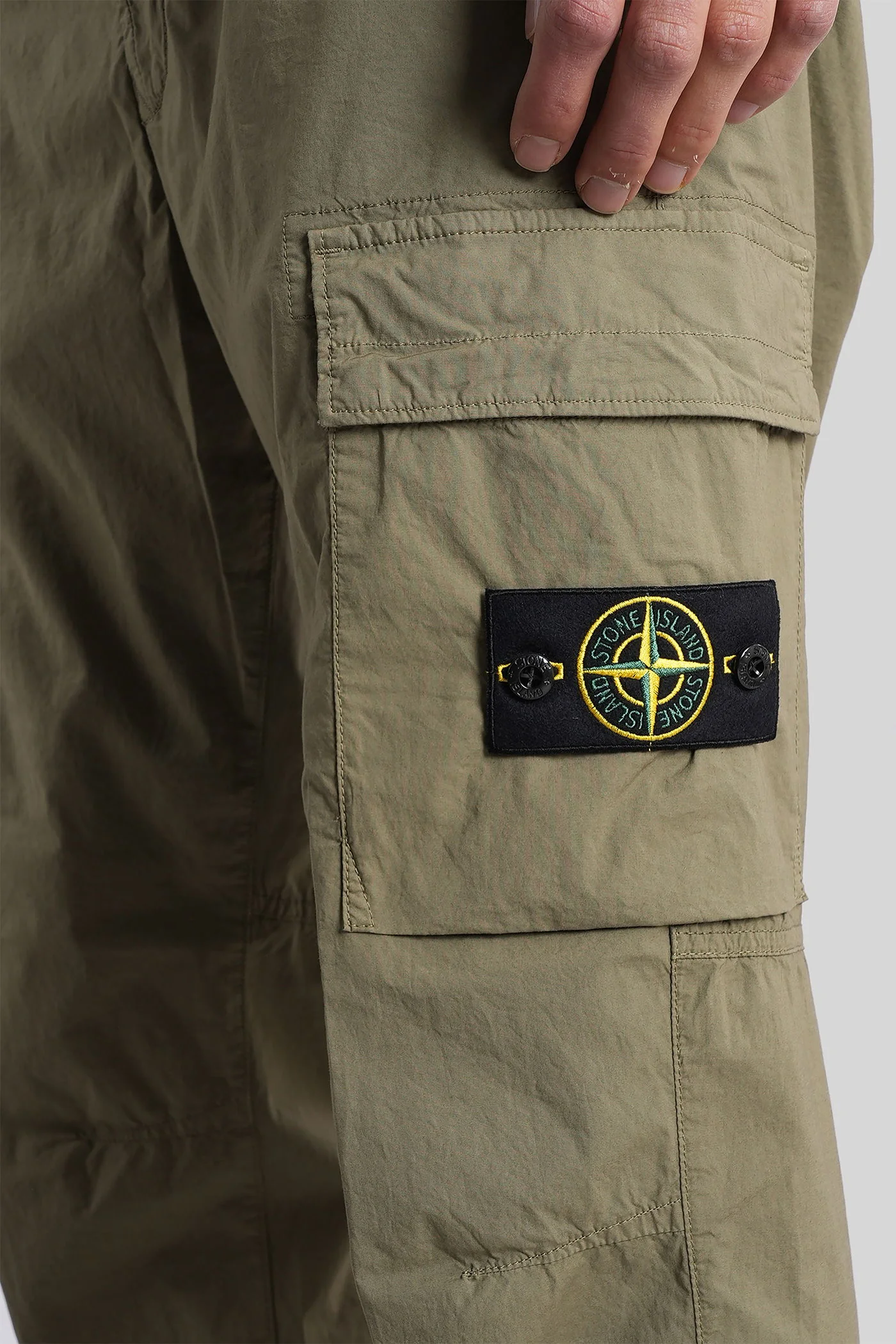 Pants in green cotton - Image 5