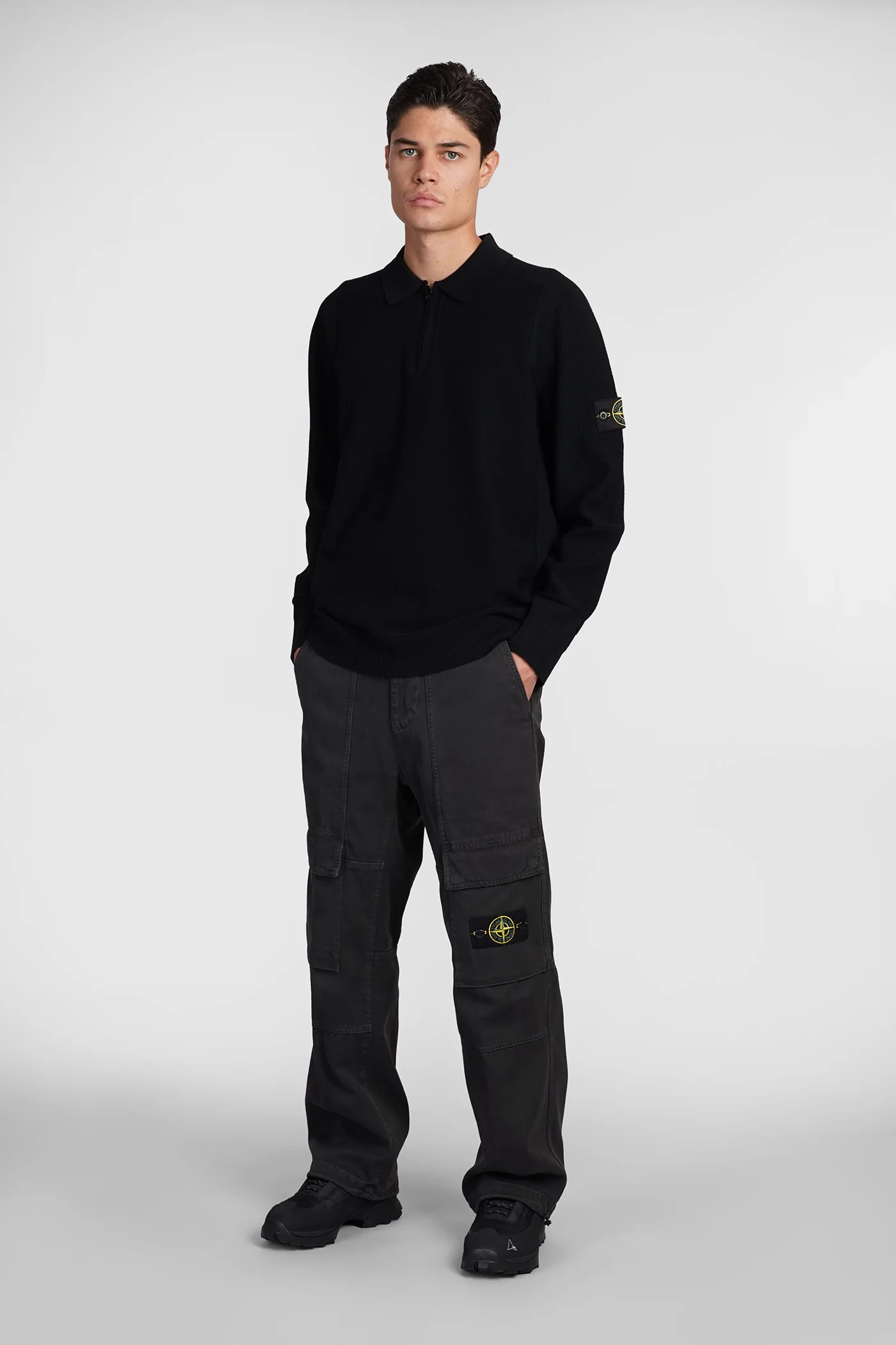 Pants in grey cotton - Image 2
