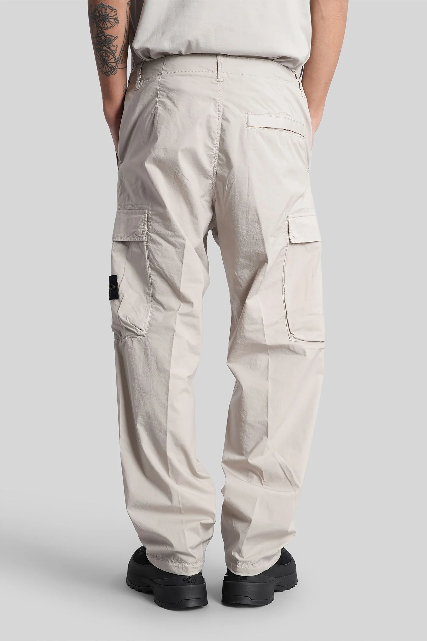 Pants in grey cotton - Image 3