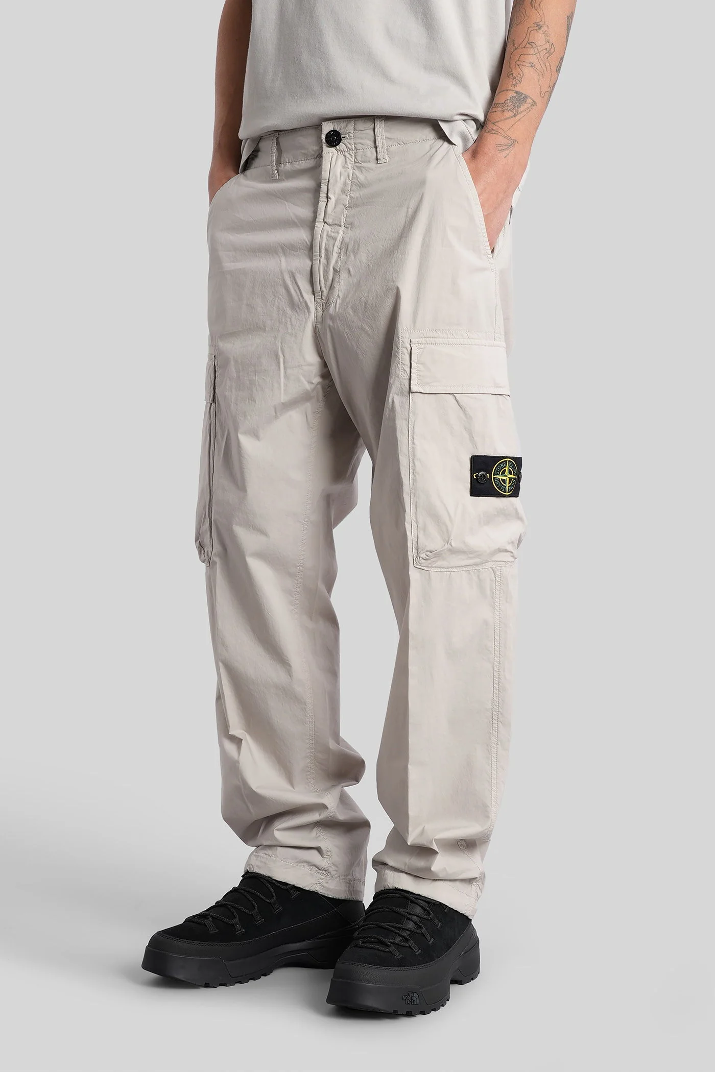 Pants in grey cotton - Image 4