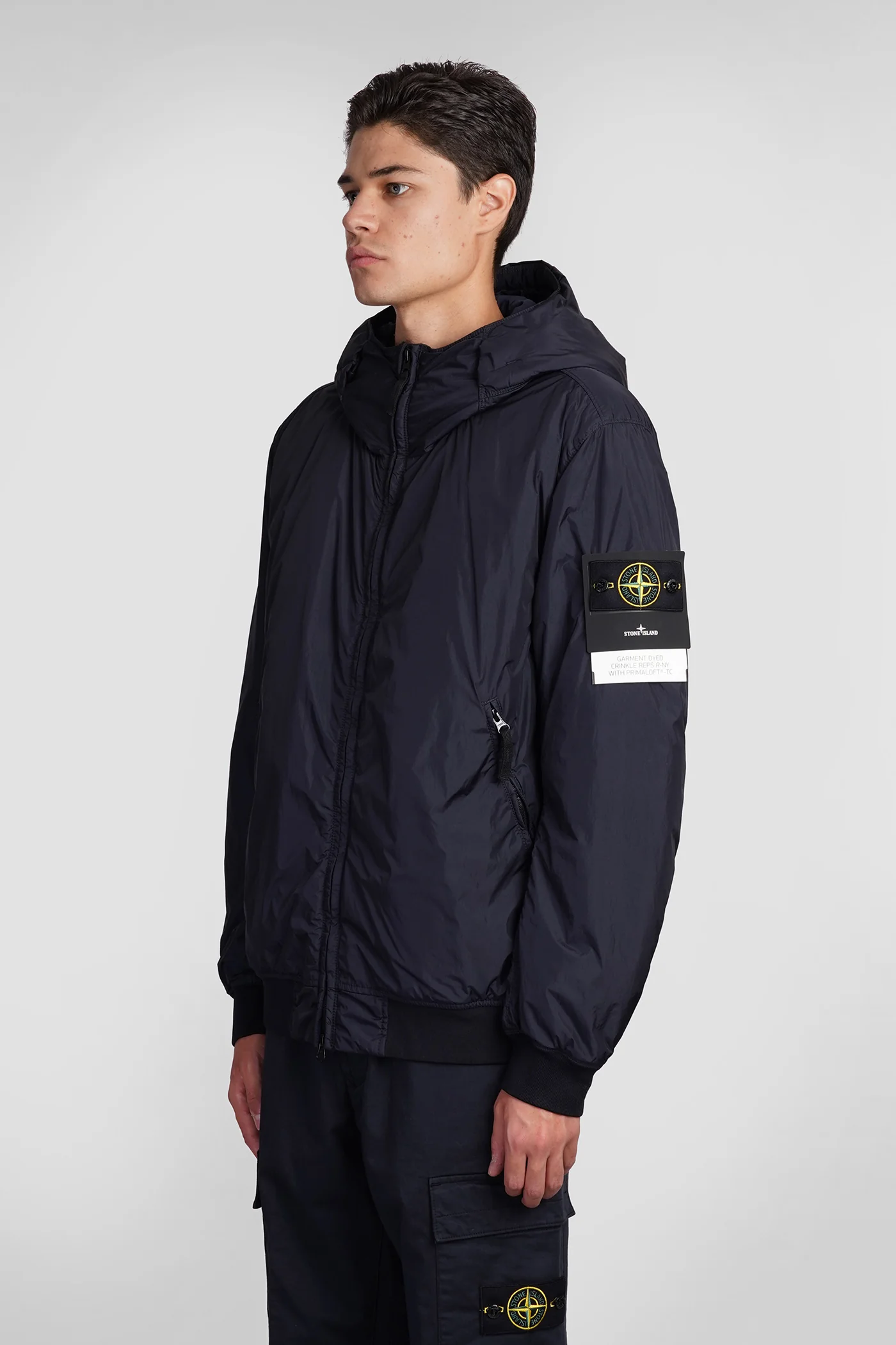 puffer in blue polyamide - Image 4