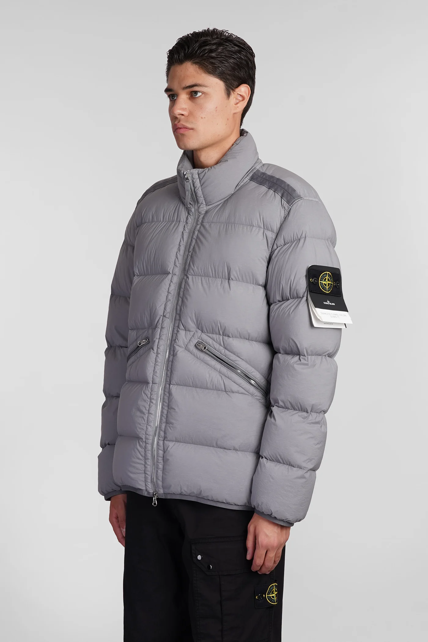 puffer in grey polyamide - Image 3