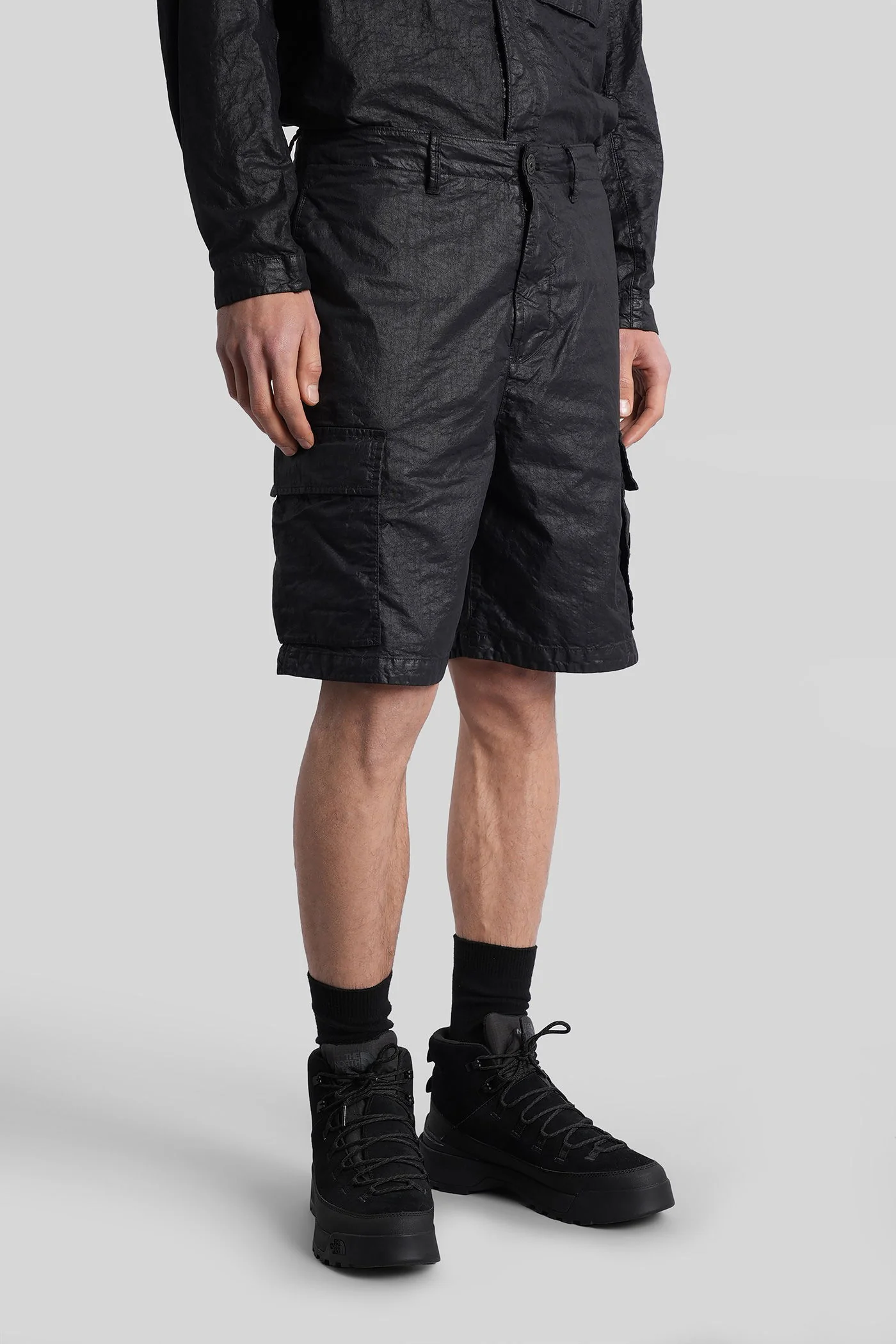 Shorts in black polyamide - Image 9