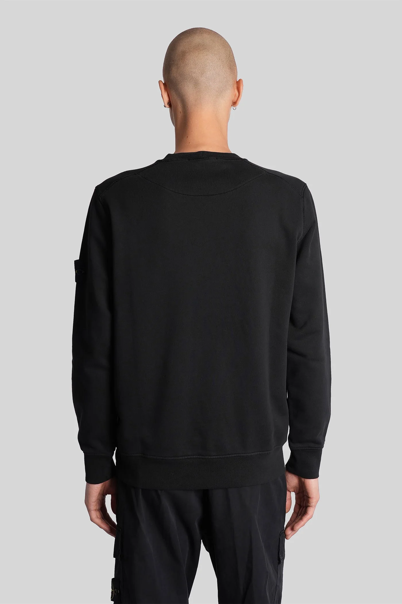 Sweatshirt in black cotton - Image 3