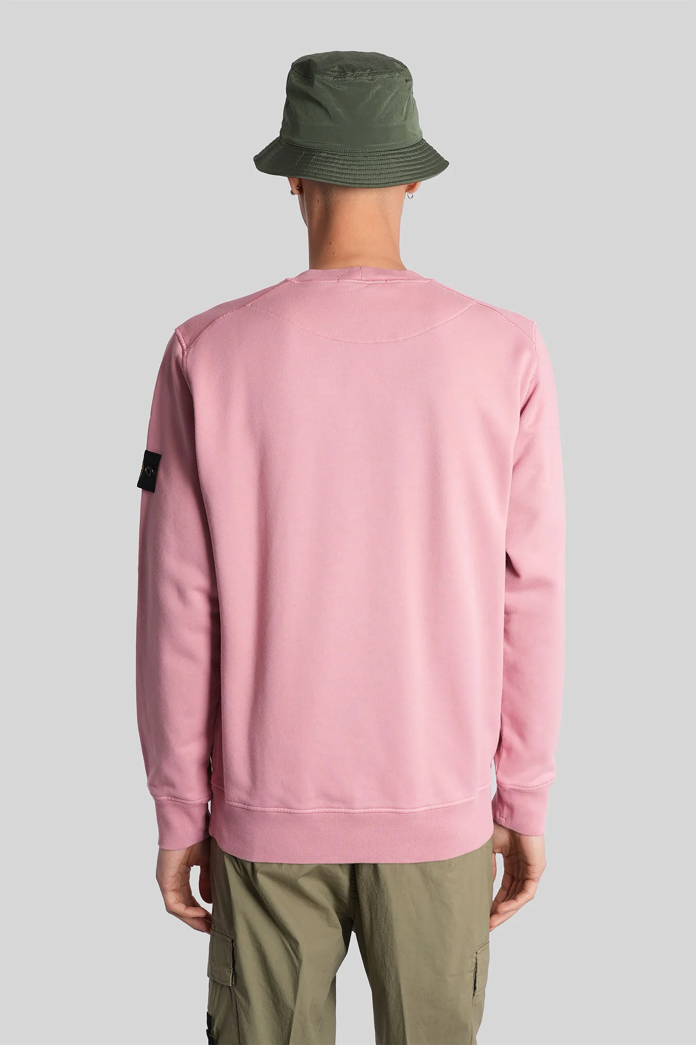 Sweatshirt in rose-pink cotton - Image 3