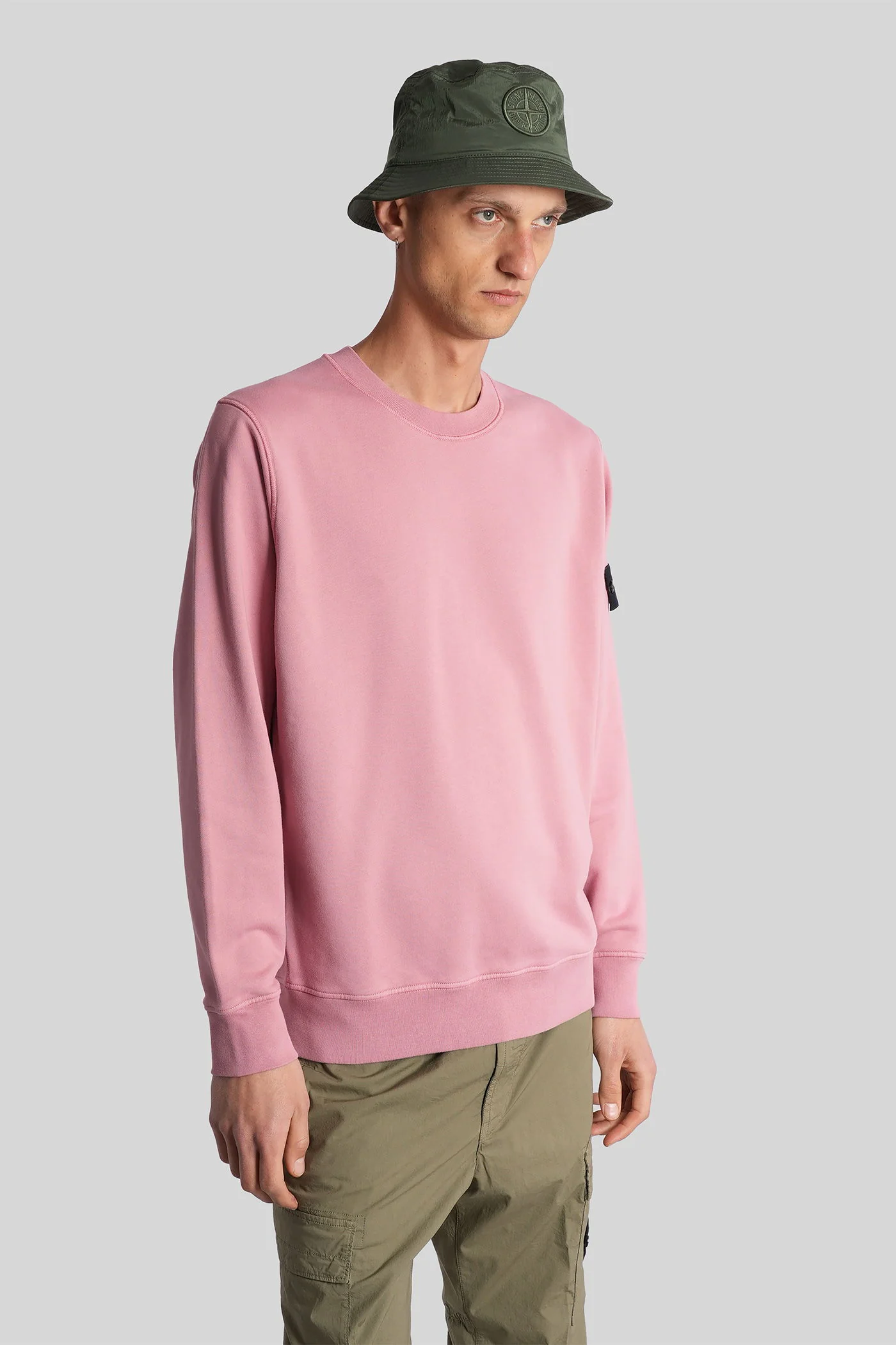 Sweatshirt in rose-pink cotton - Image 4