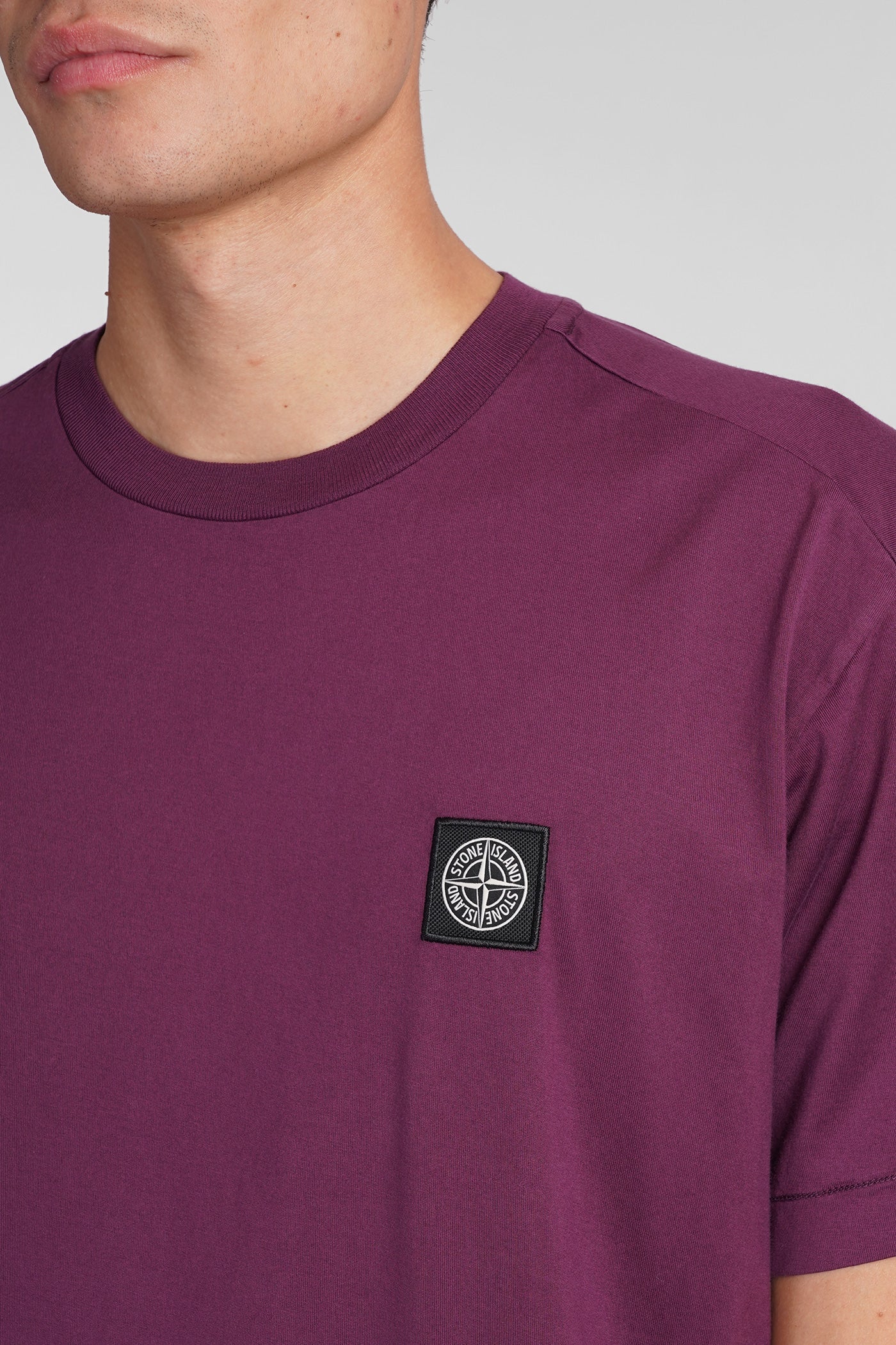 T-Shirt in Viola cotton - Image 5