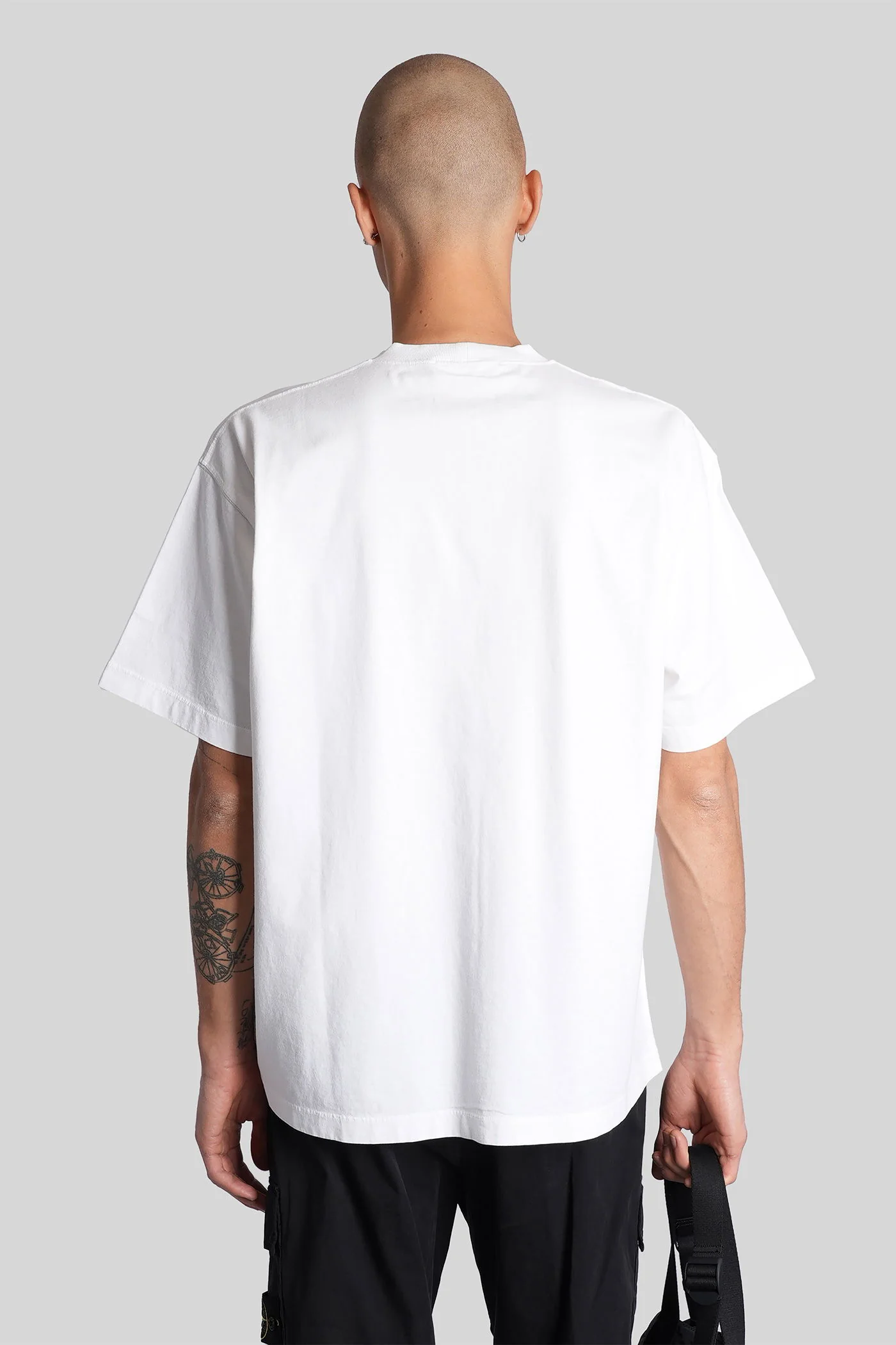 T-Shirt in white cotton - Image 3