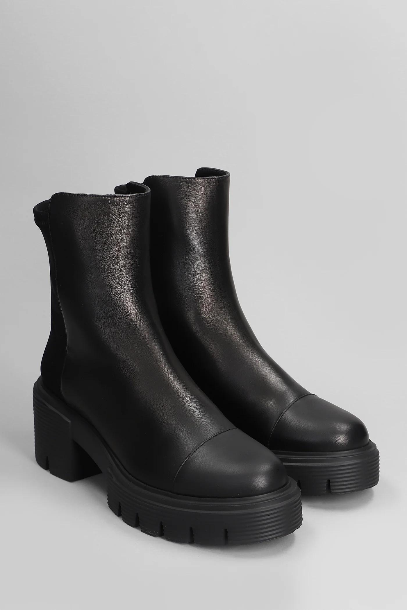 5050 soho Combat boots in black leather - Image 2