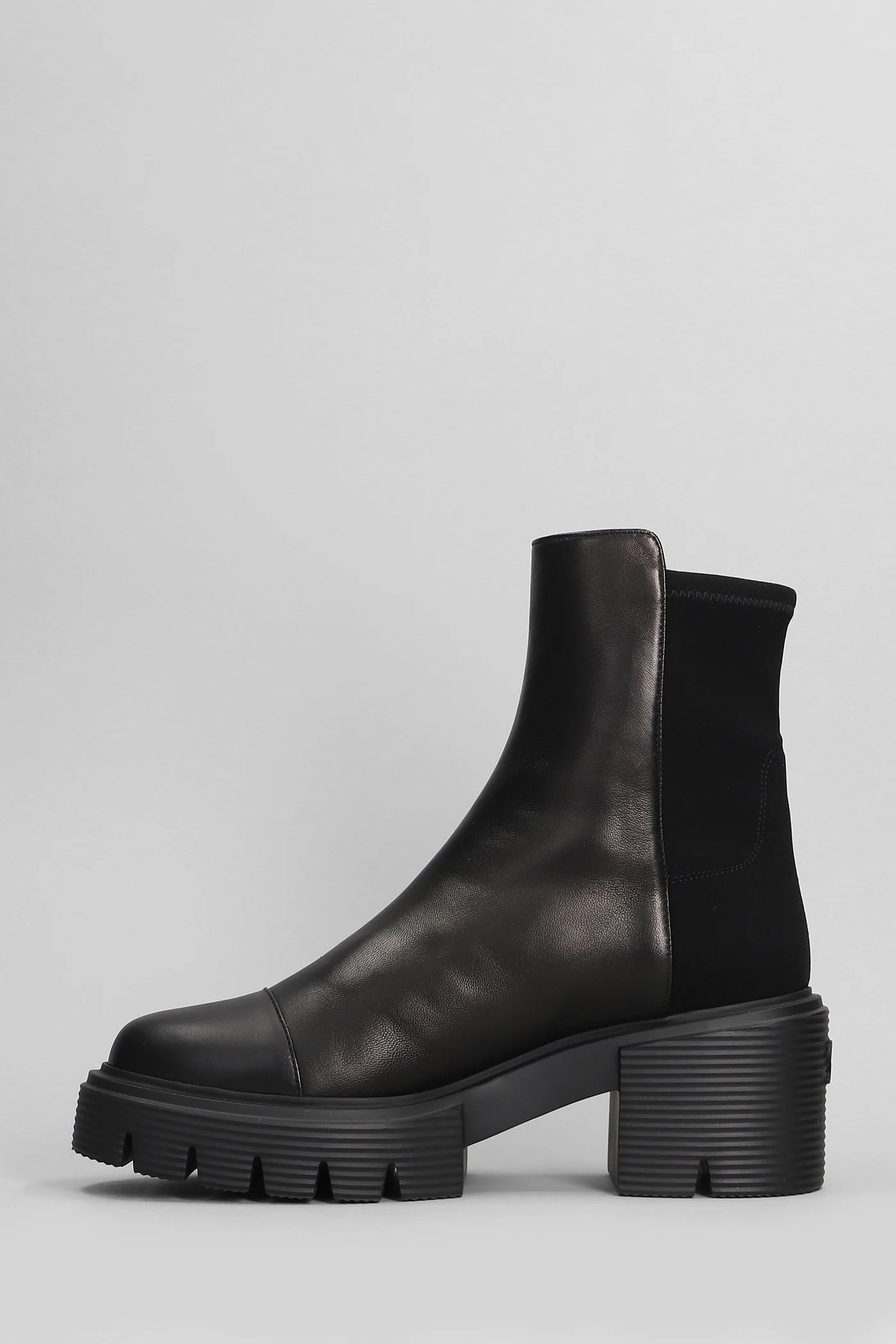 5050 soho Combat boots in black leather - Image 3
