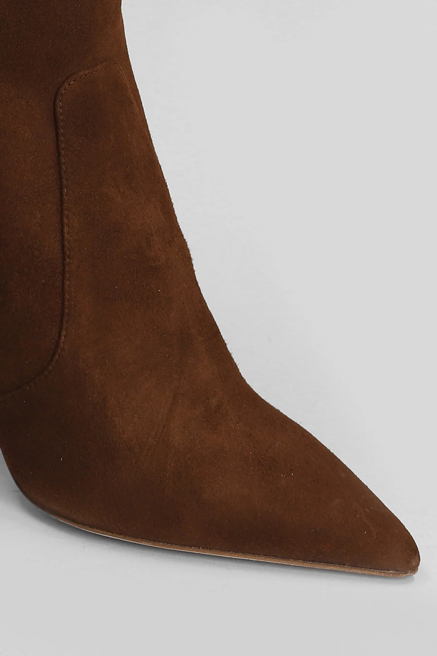 Vinnie High heels Ankle boots in brown suede - Image 5