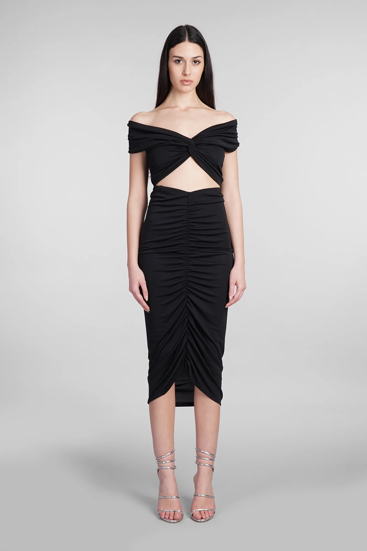 Kendall Summer Dress woman in black polyester