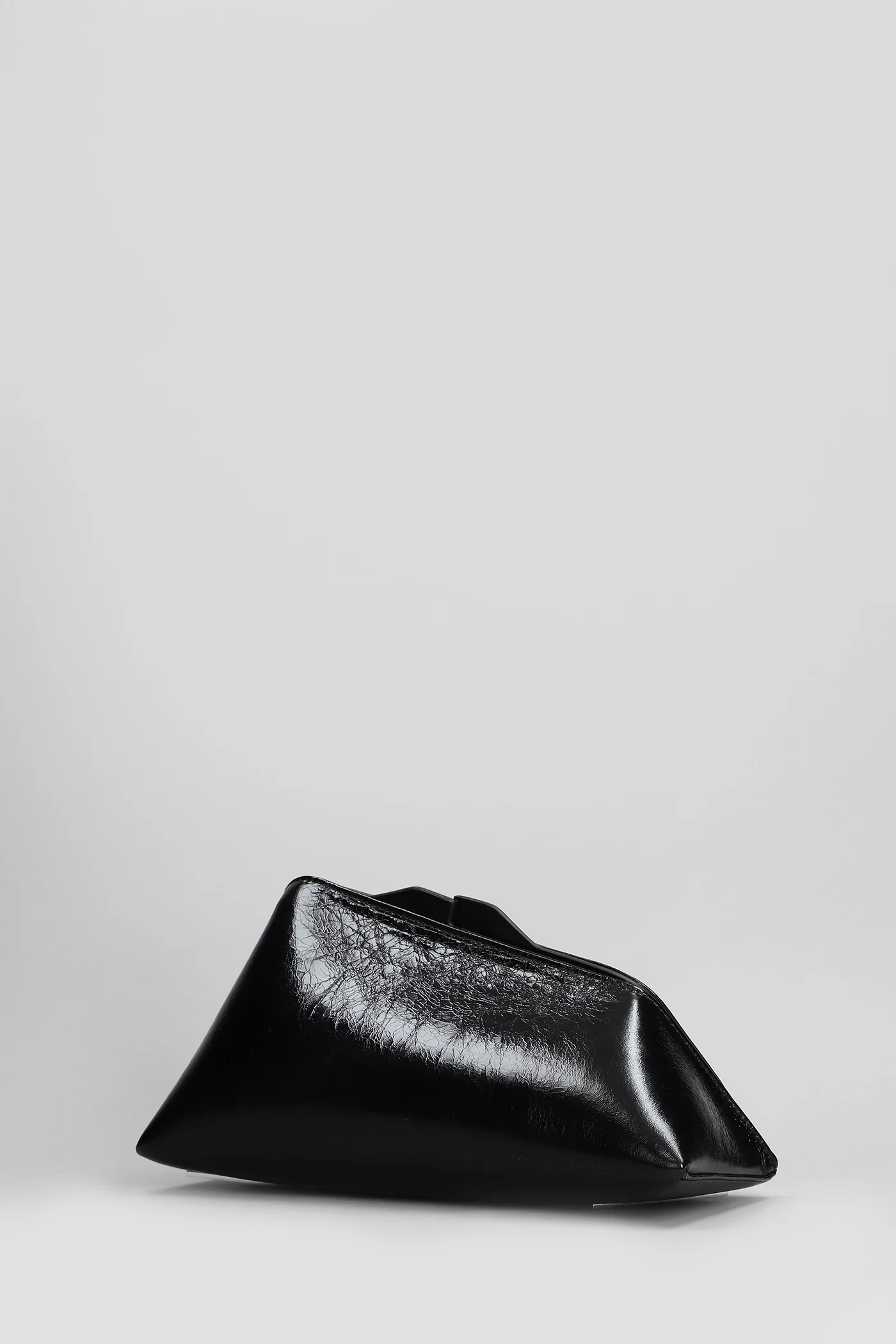 8.30 pm Clutch in black leather - Image 2
