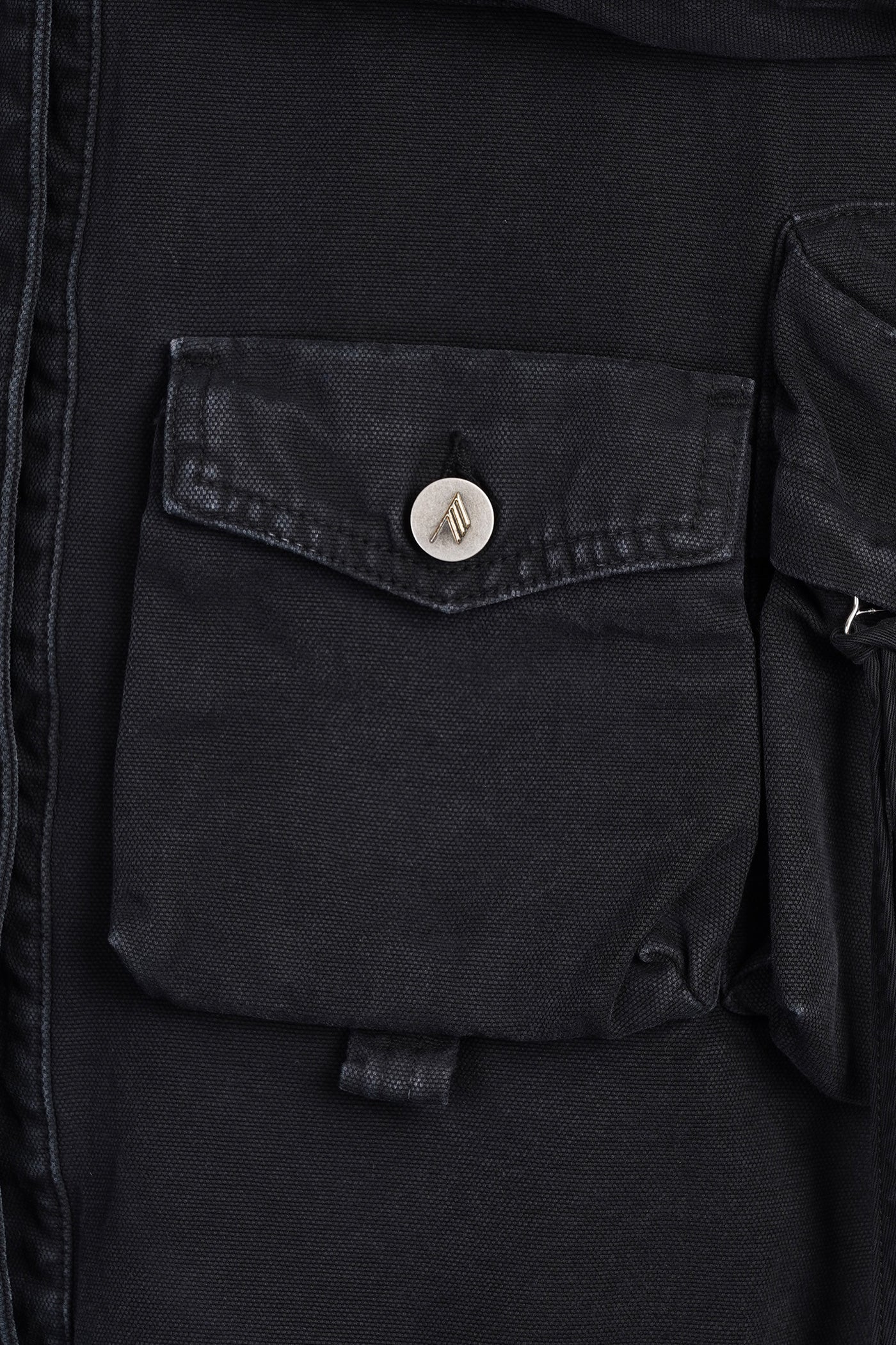 Fern Denim Jackets in black cotton - Image 5
