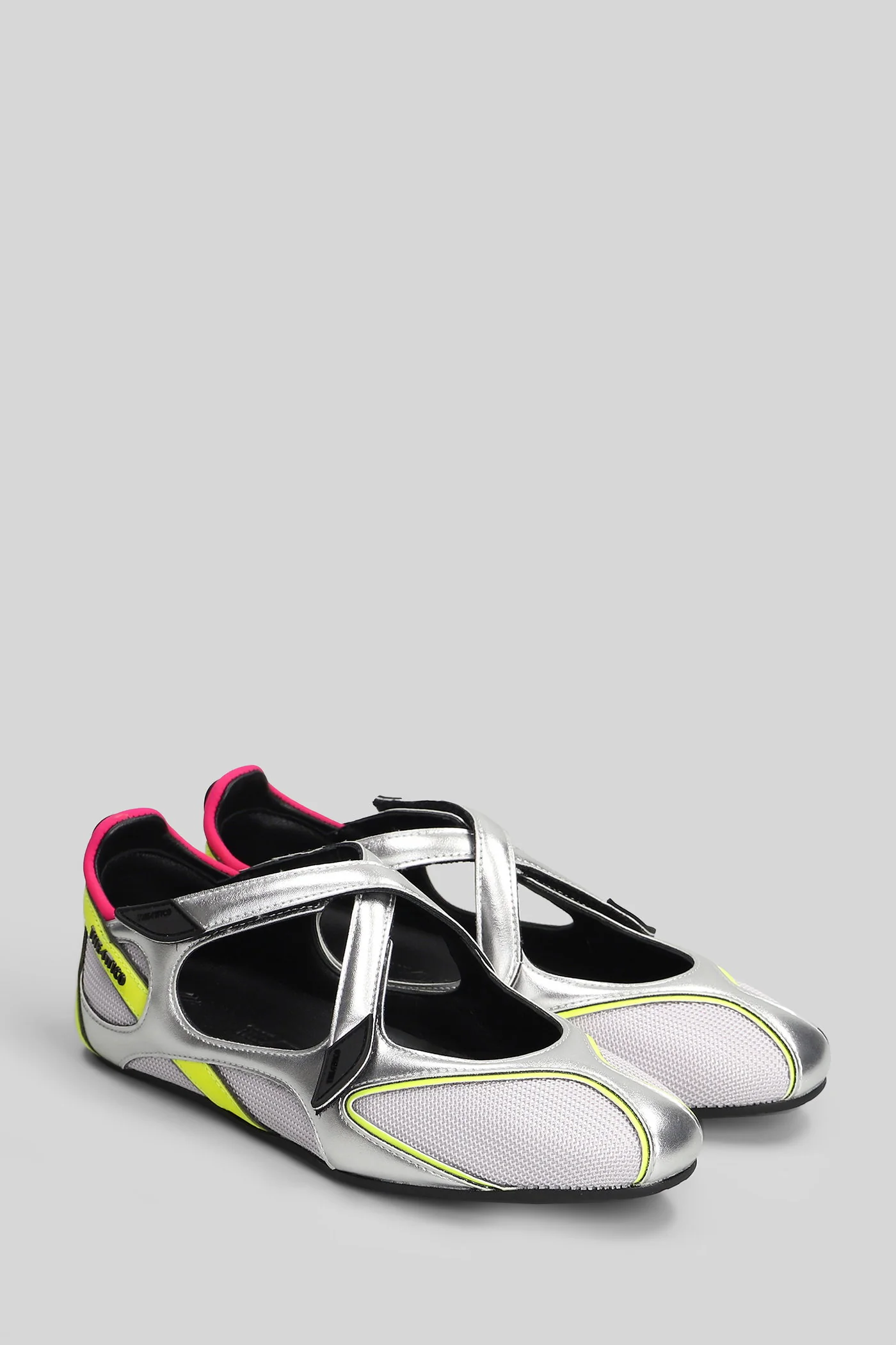 Floor01 Ballet flats in silver Polyuretan - Image 2