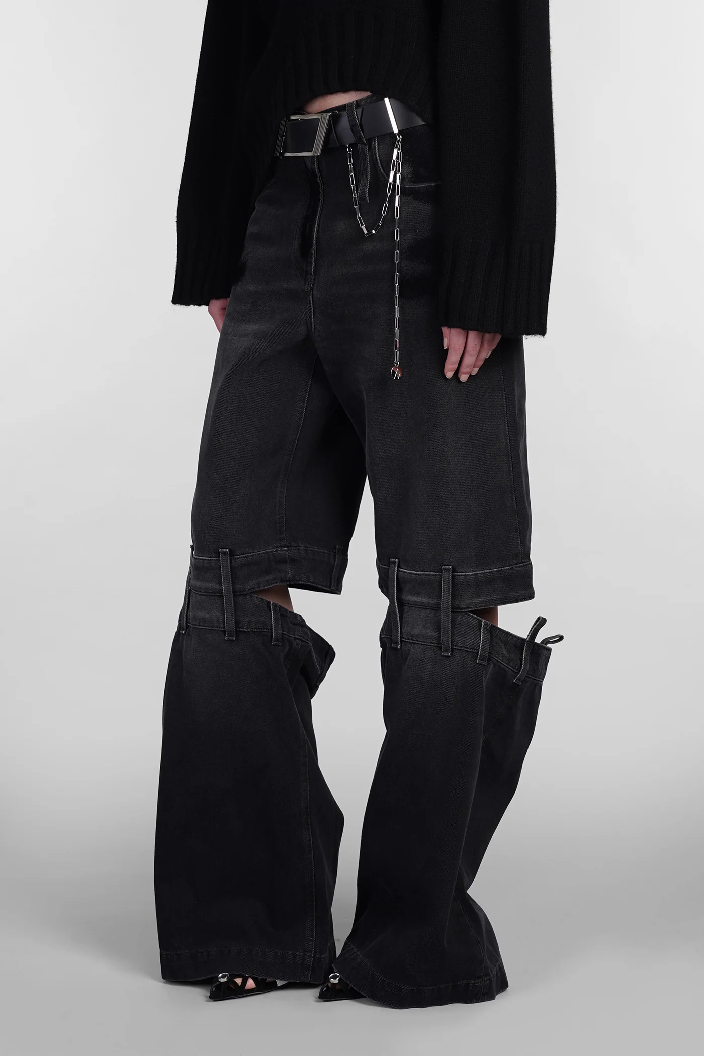 Jeans in black denim - Image 4
