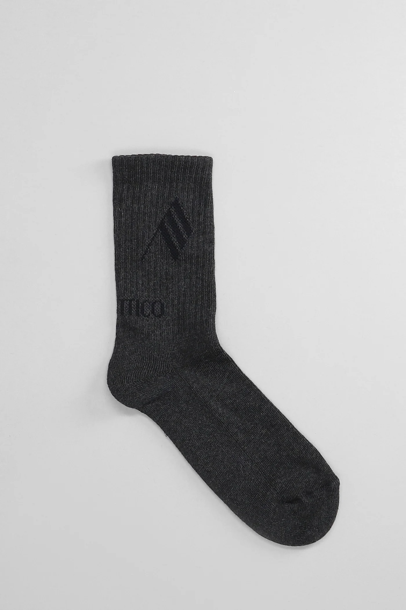 Socks in grey cotton - Image 2