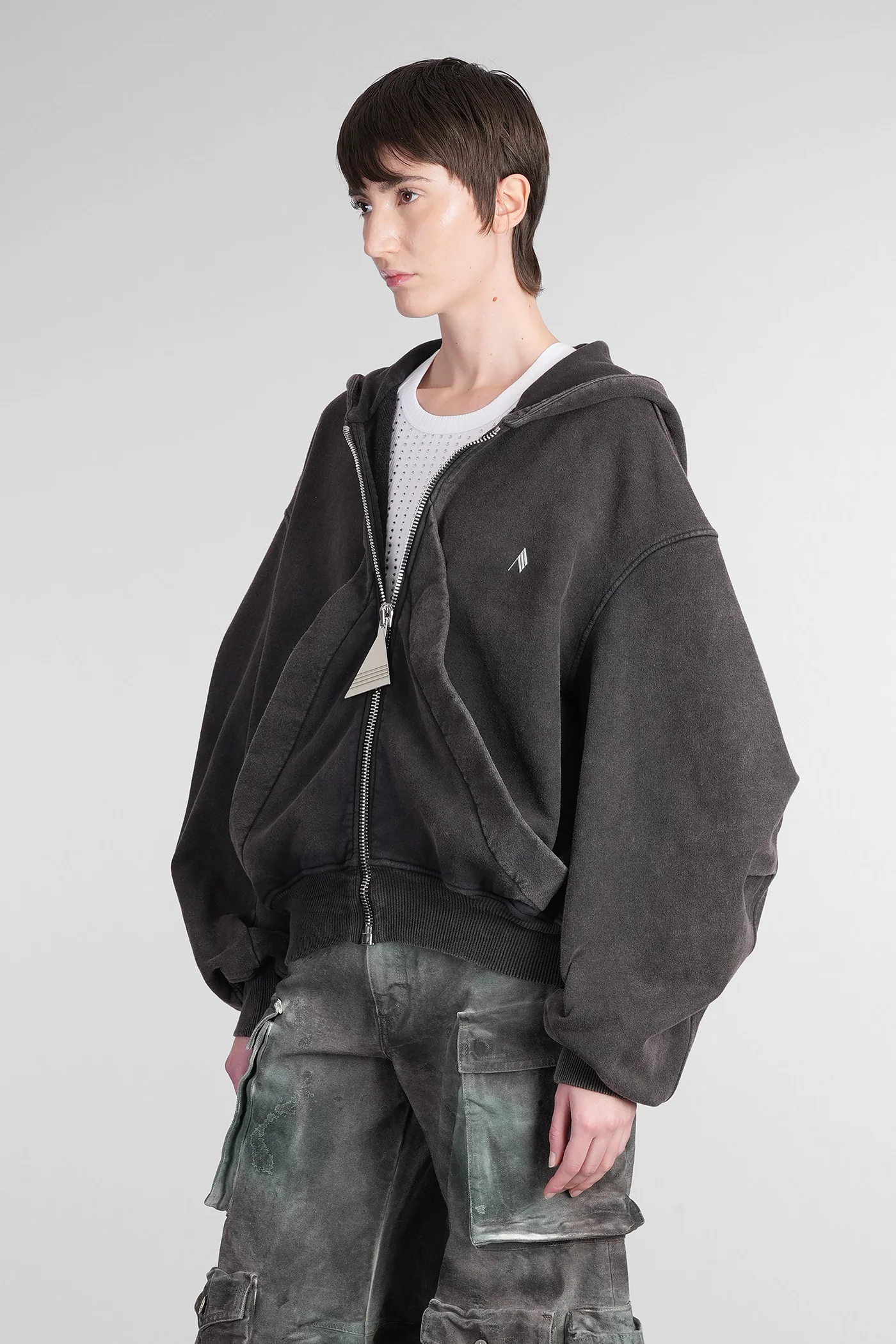 Sweatshirt in grey cotton - Image 4