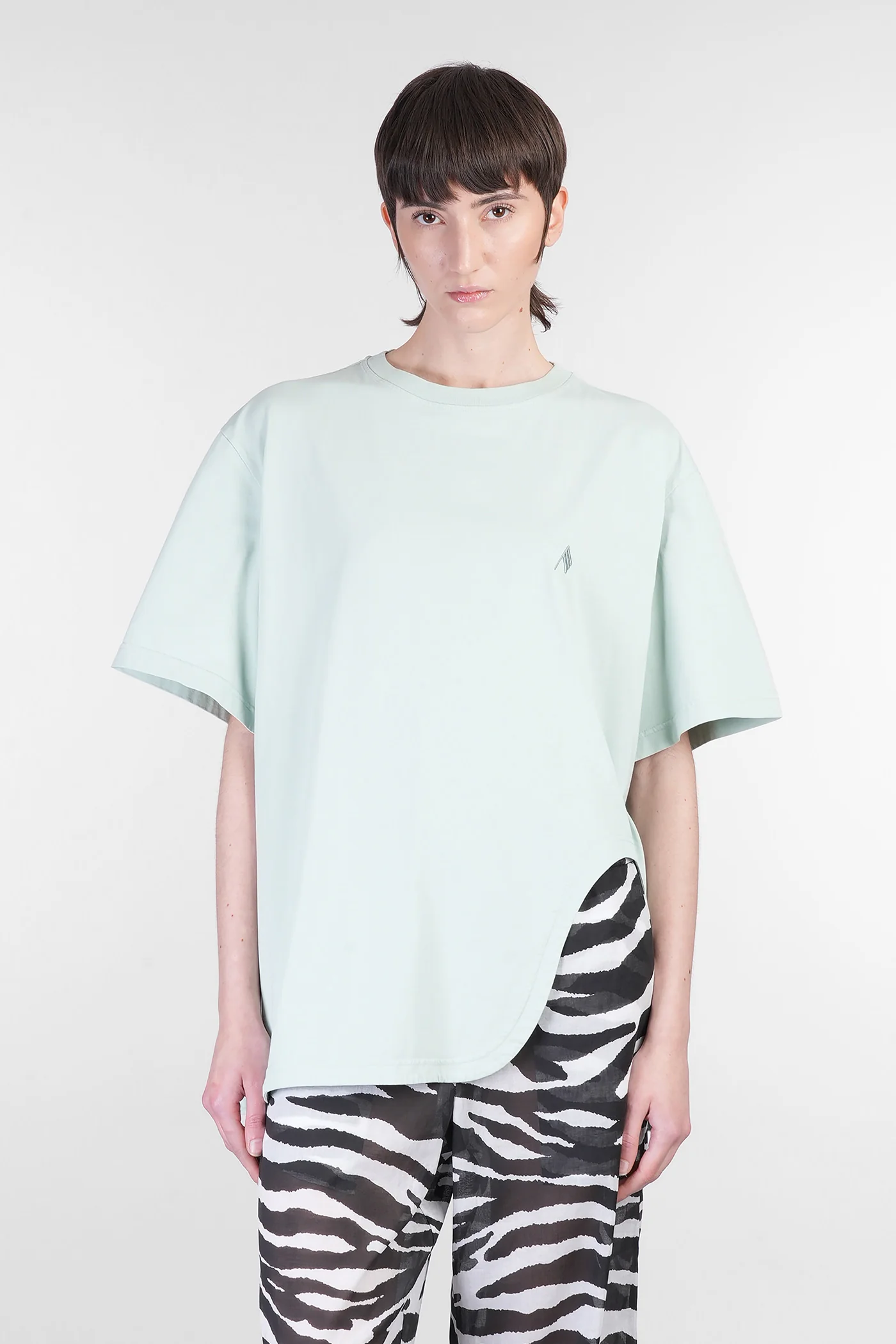T-Shirt in green cotton