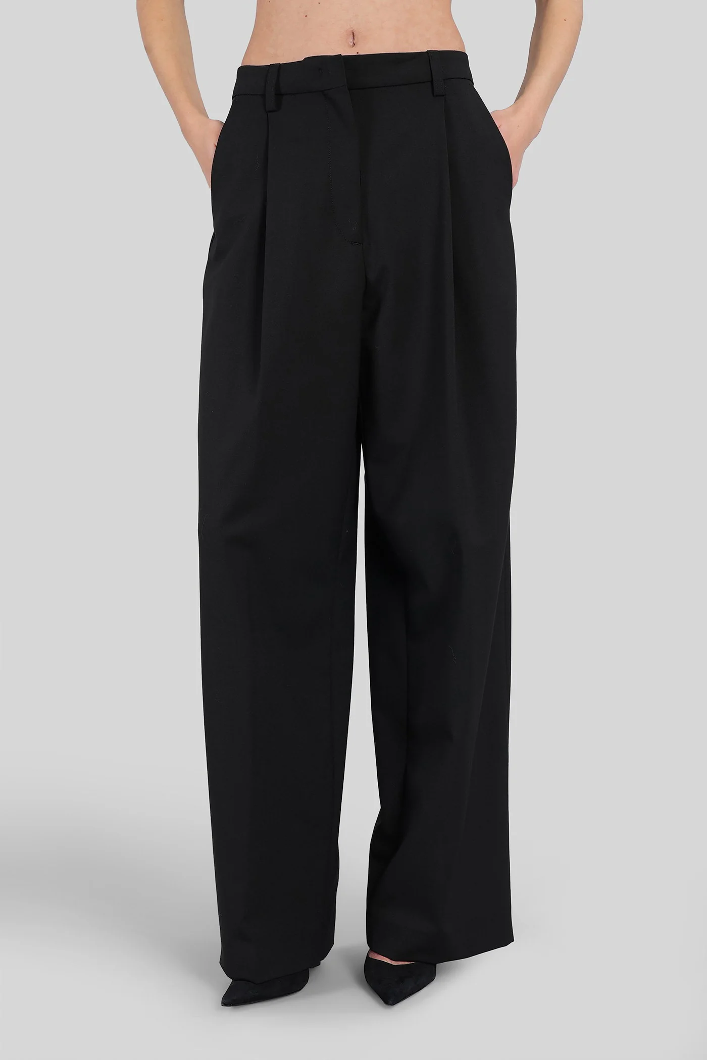C axel 3104 Pants in black polyester
