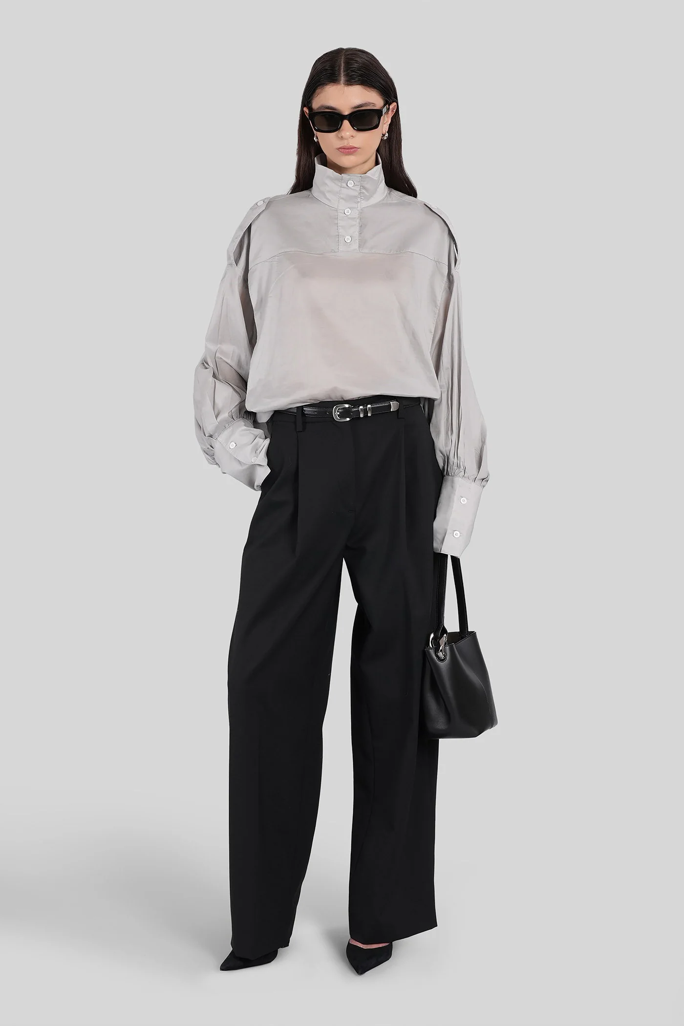 C axel 3104 Pants in black polyester - Image 2