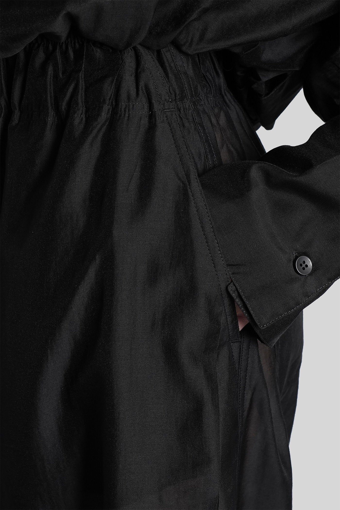 Dora 3119 Pants in black wool and polyester - Image 5