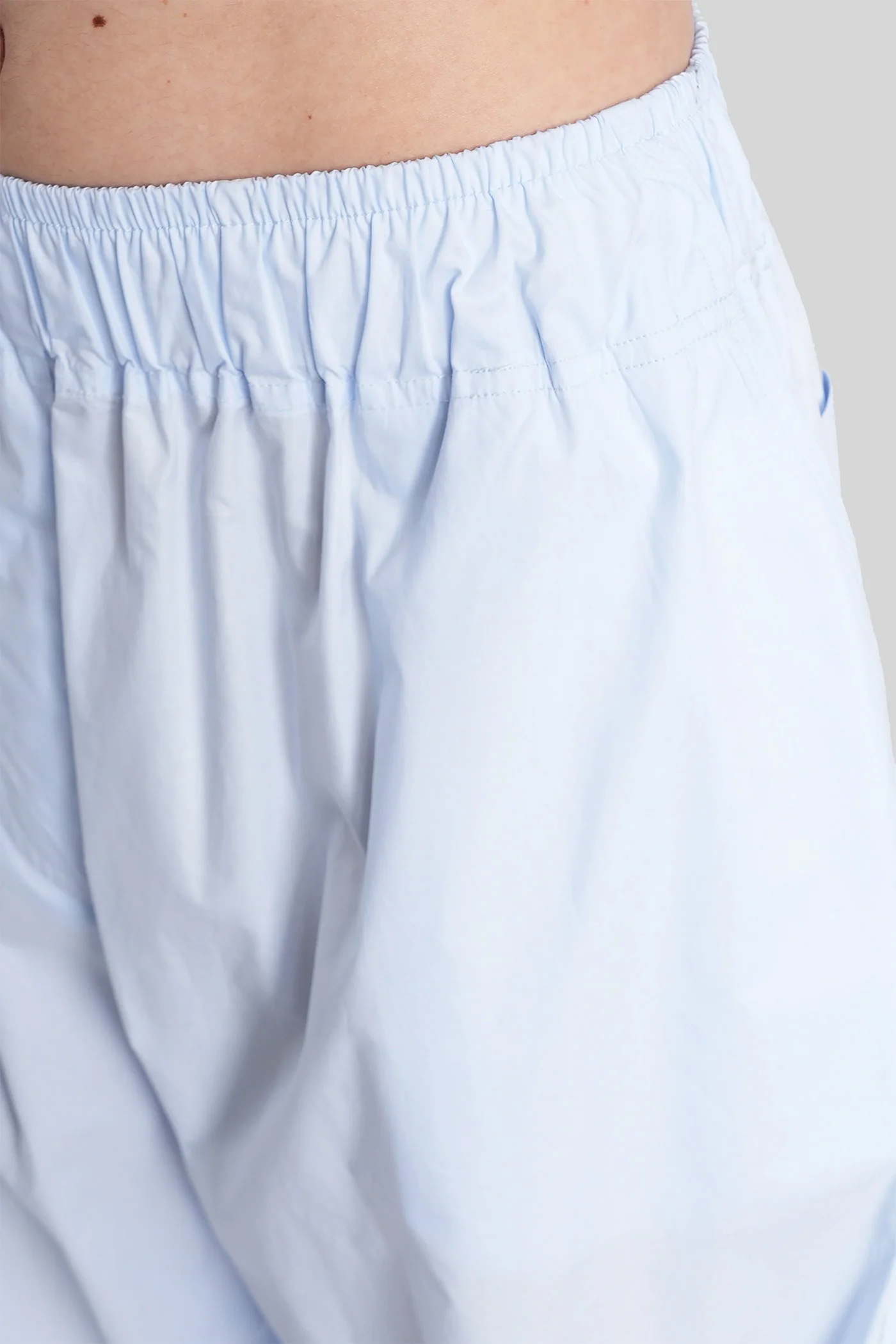 Dora 3119 Pants in cyan cotton - Image 5
