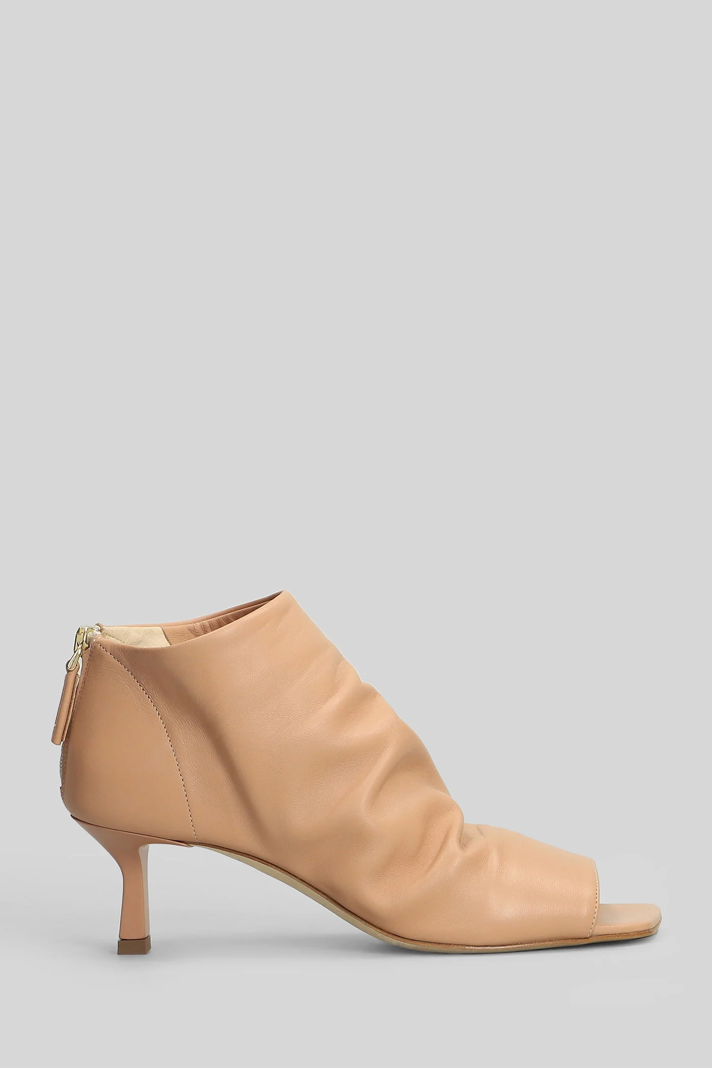 High heels Ankle boots in powder leather