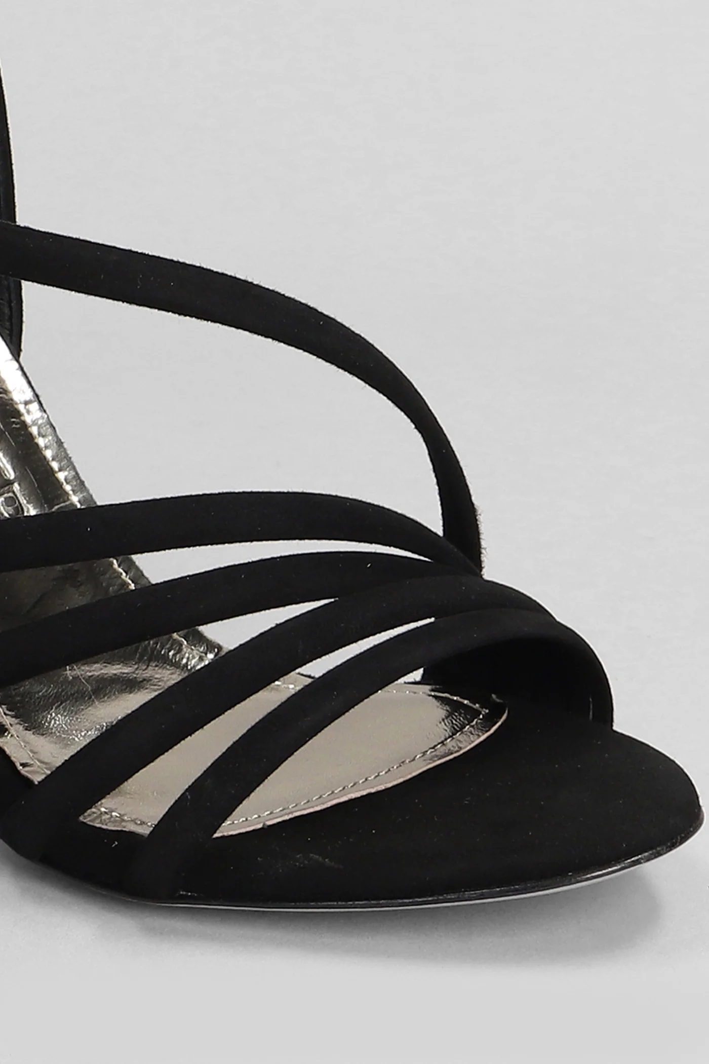 Sandals in black suede - Image 5