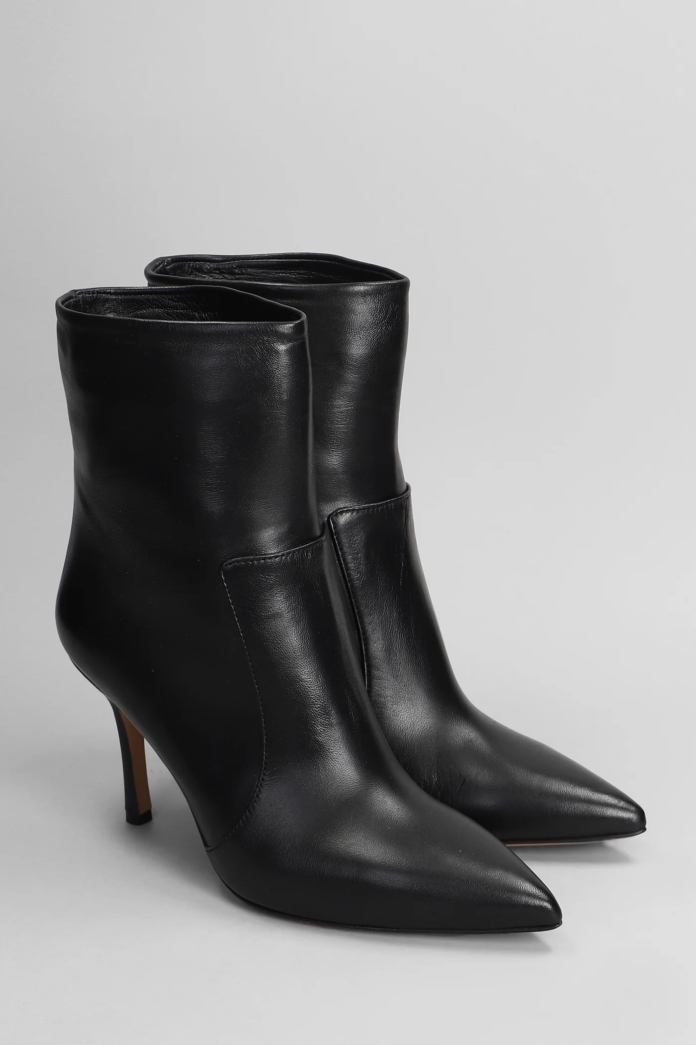 texan Ankle boots in black leather - Image 2