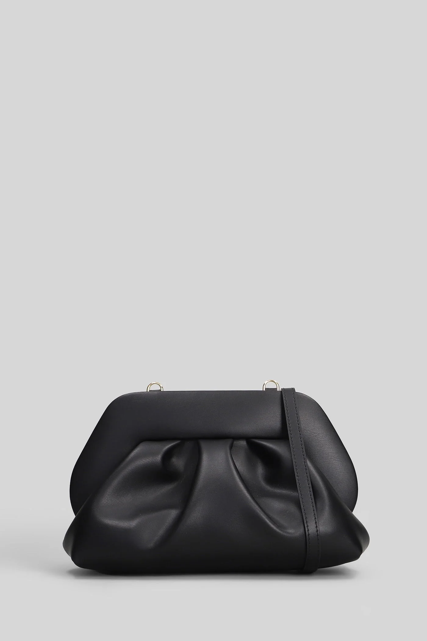 Bios Medium Shoulder bag in black faux leather