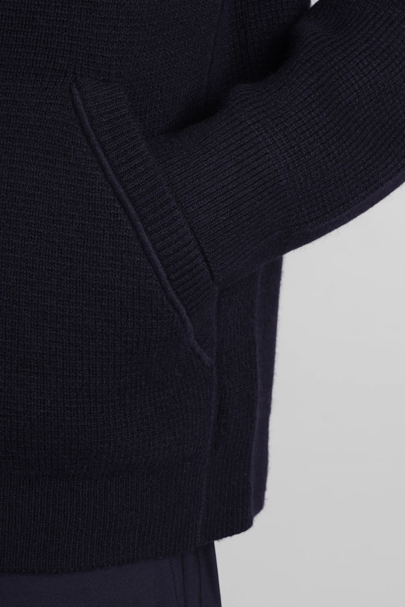 Casual jacket in blue cashmere - Image 35