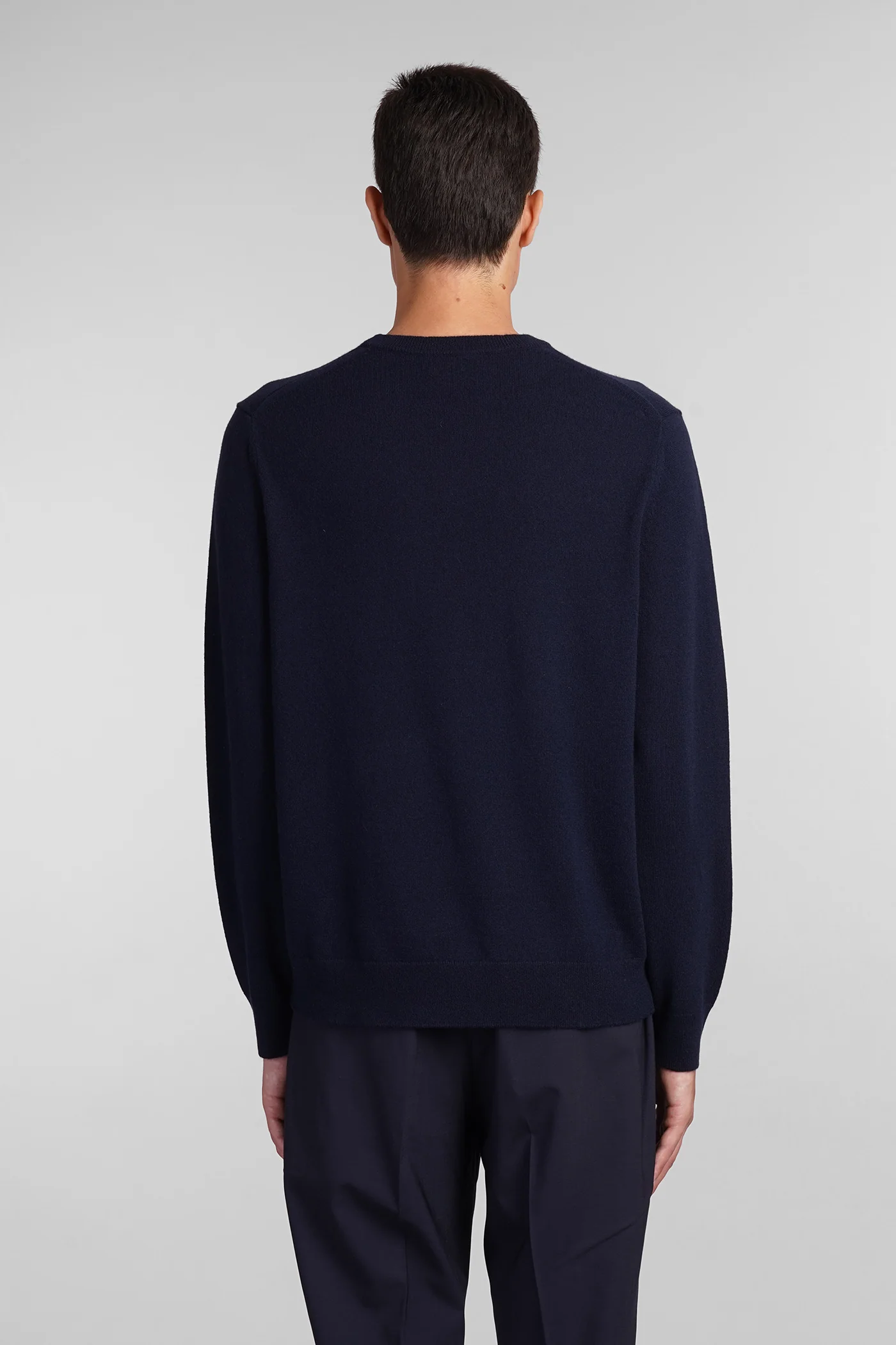 Knitwear in blue cashmere - Image 3