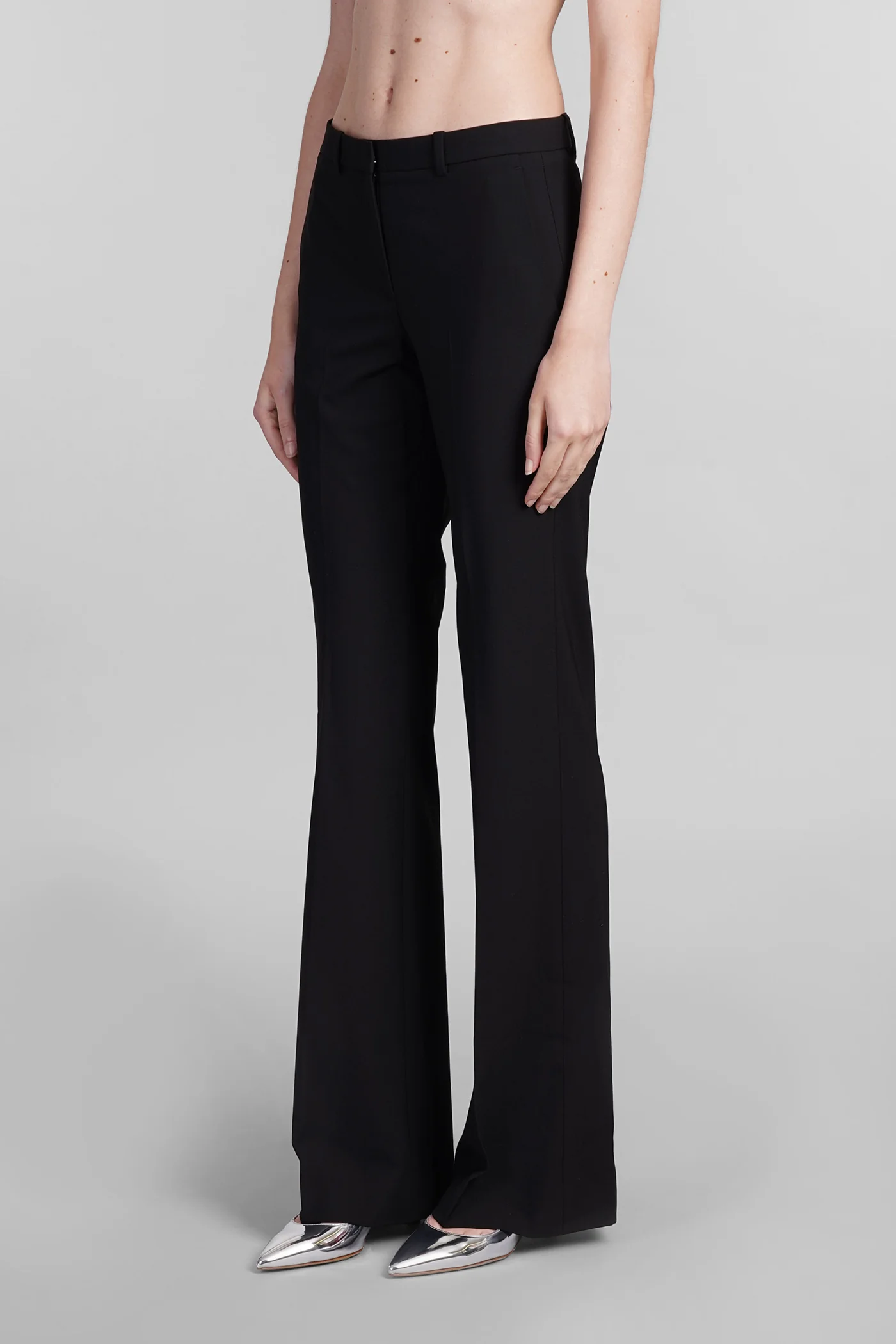 Pants in black wool - Image 4