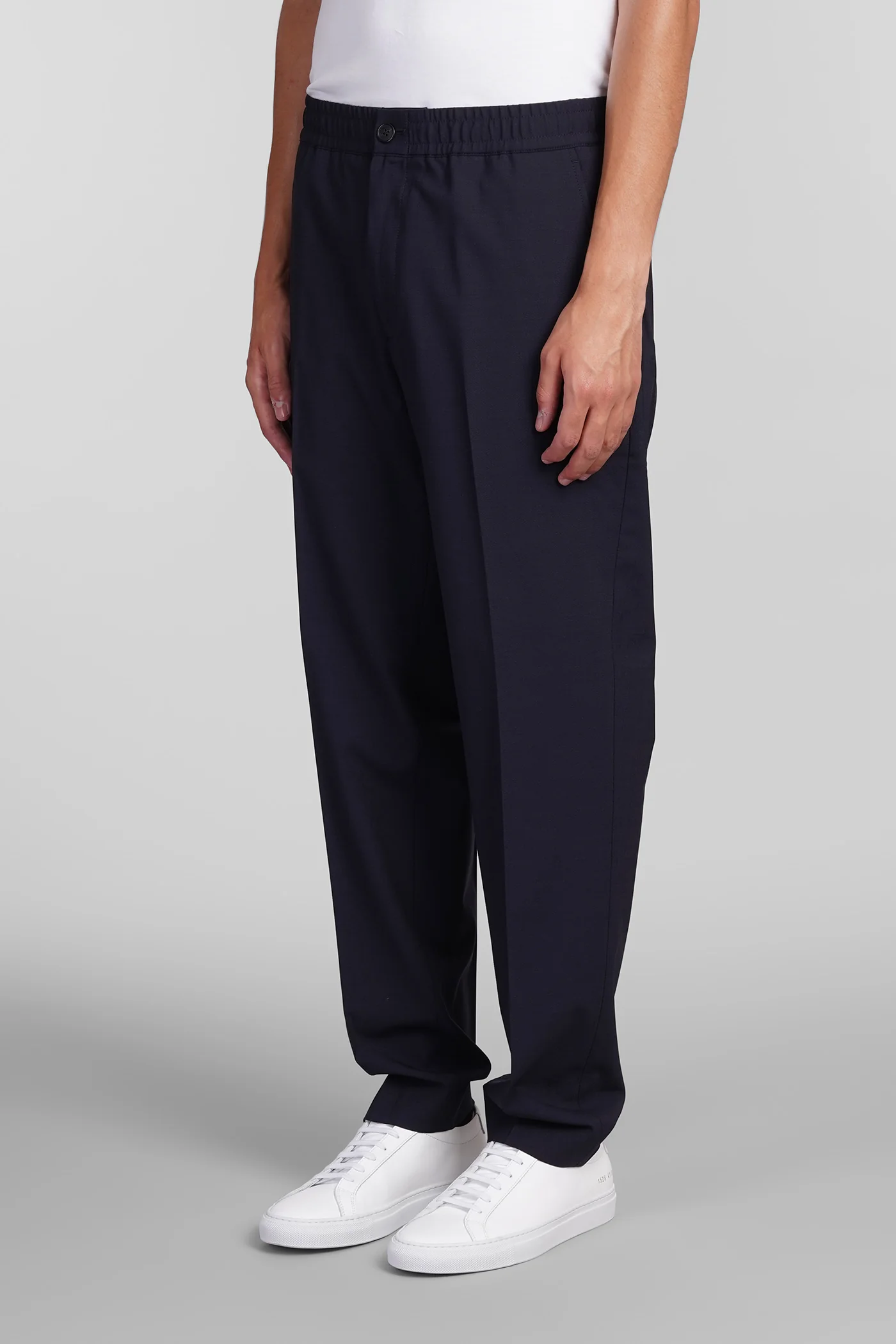 Pants in blue wool - Image 4