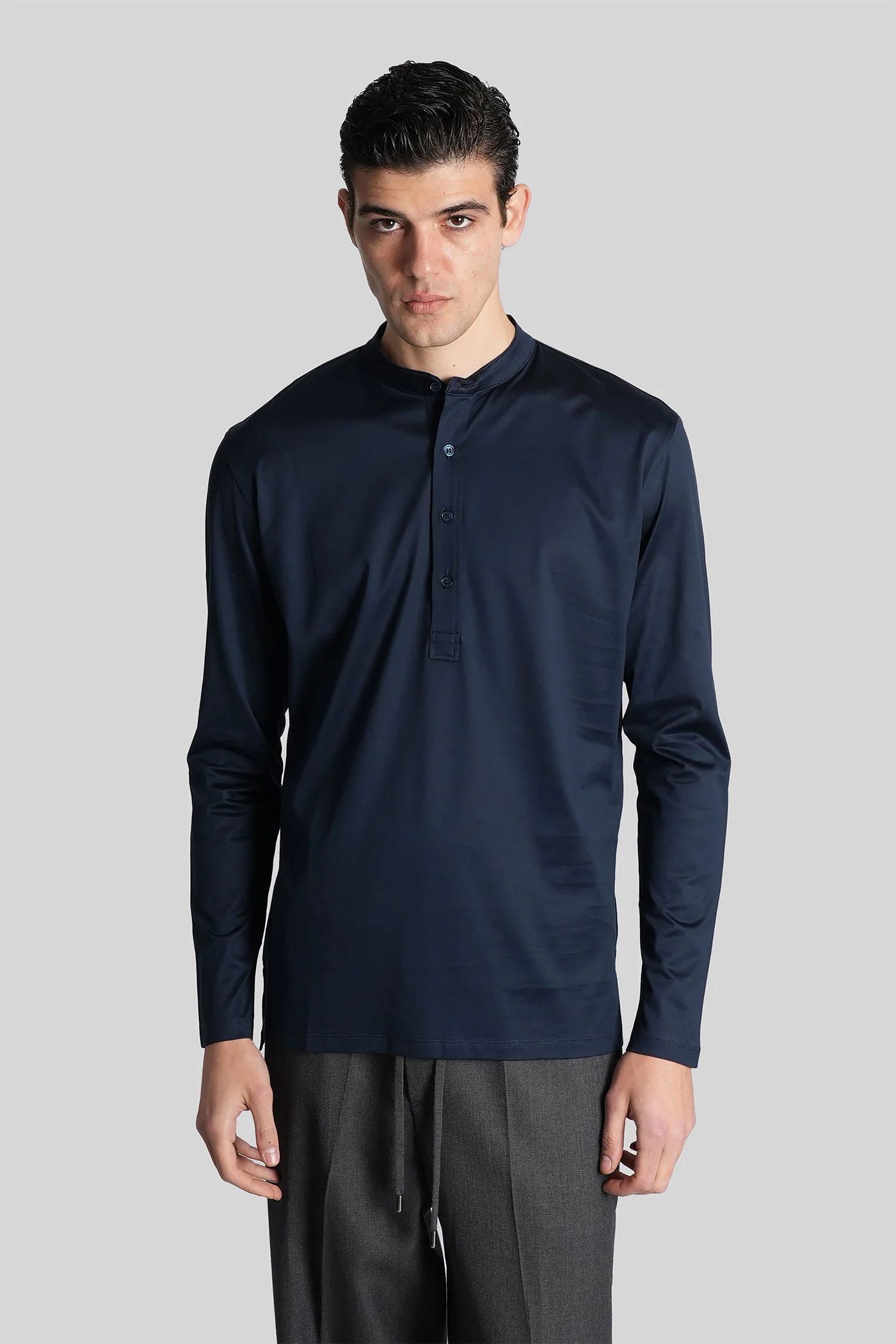 in blue cotton