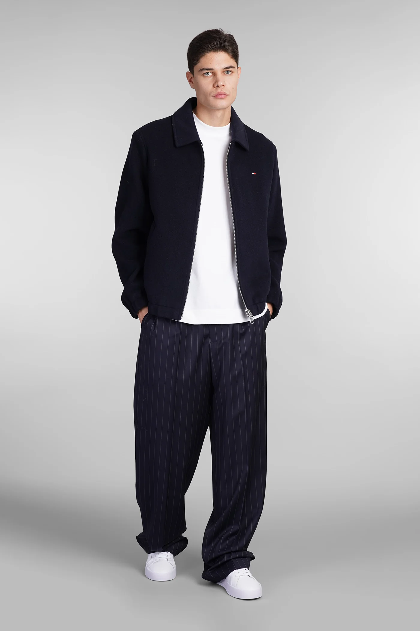 Pants in blue wool - Image 2